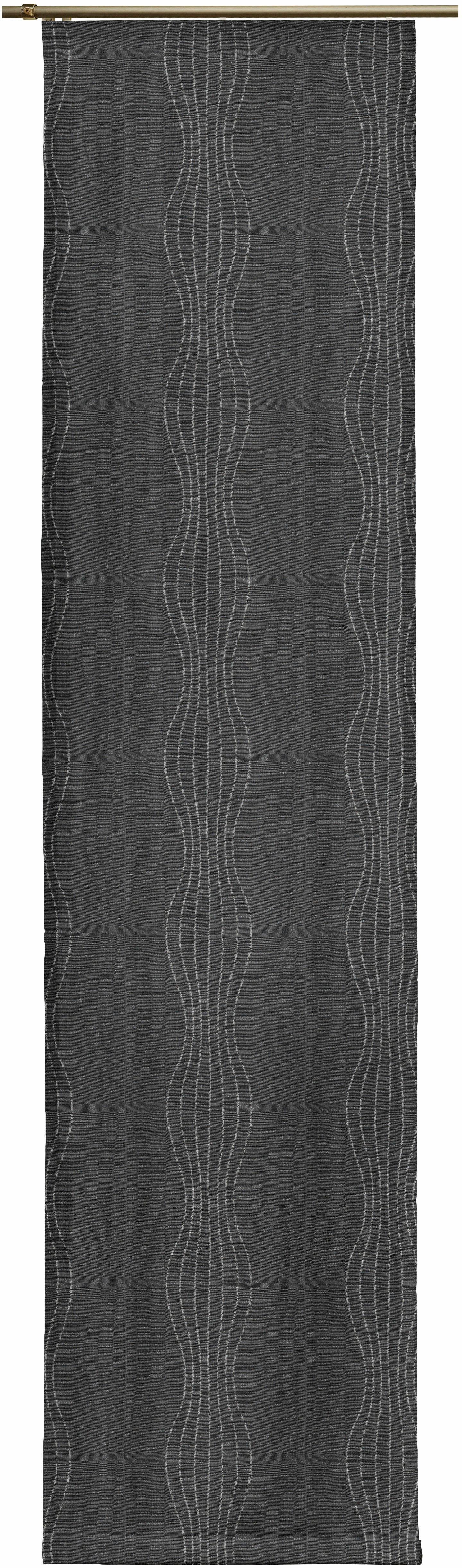 Wirth Schiebegardine "Riccia" Klettband 1 Stk. tlg. inkl. Beschwerungsstang günstig online kaufen