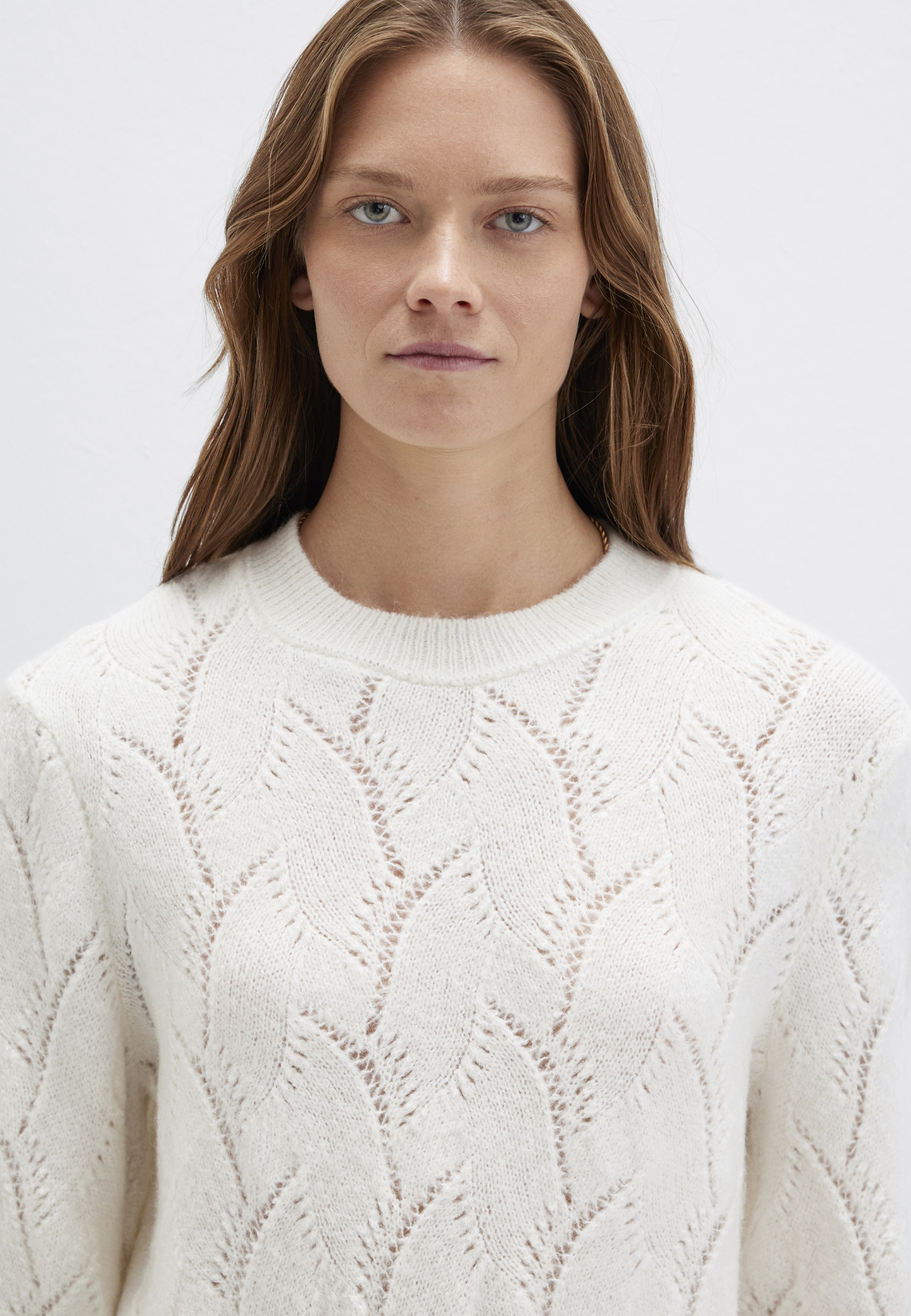 Mavi Rundhalspullover »CREW NECK SWEATER«
