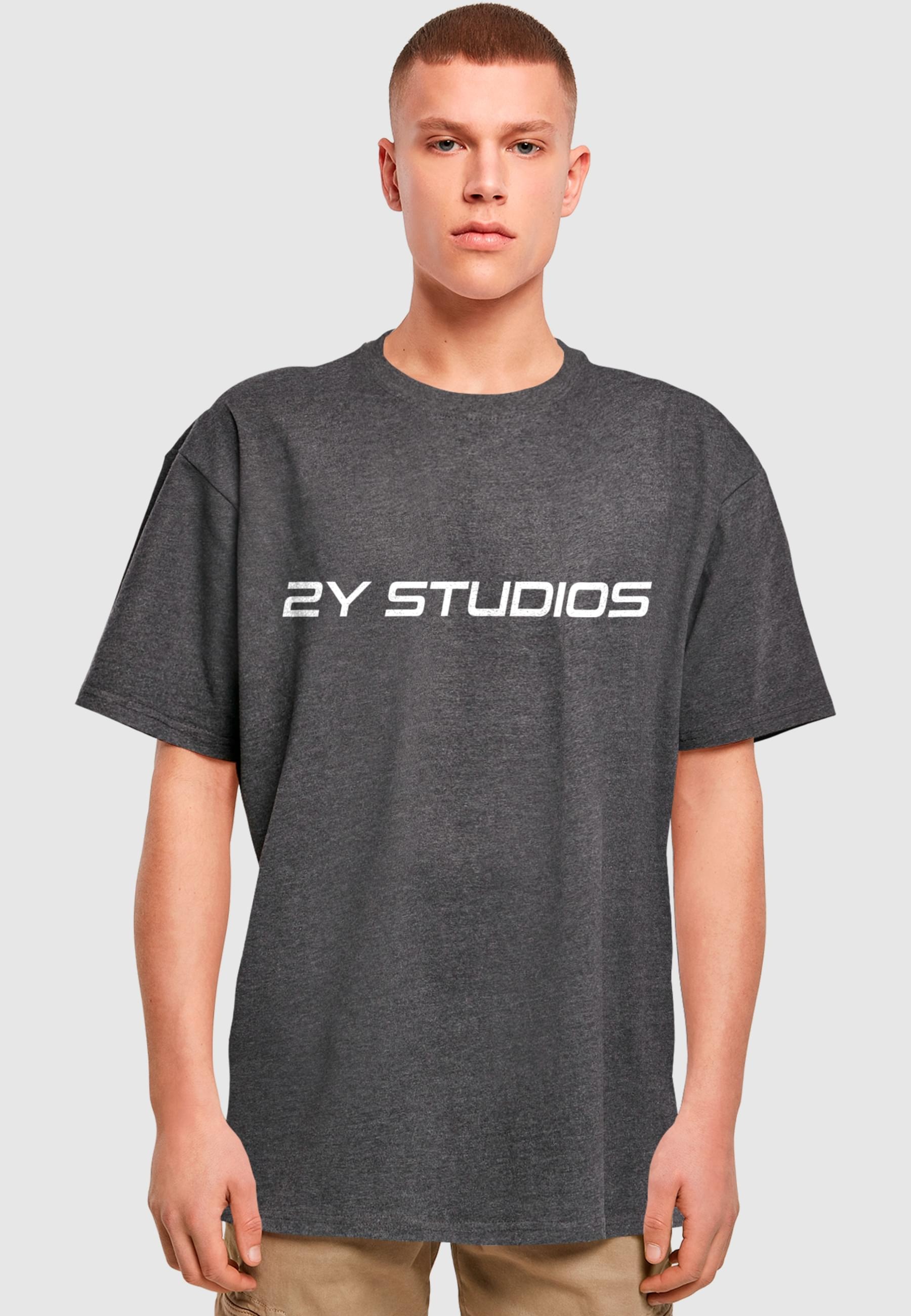 2Y Studios T-Shirt »2Y Studios Herren Logo Oversize Tee«, (1 tlg.)