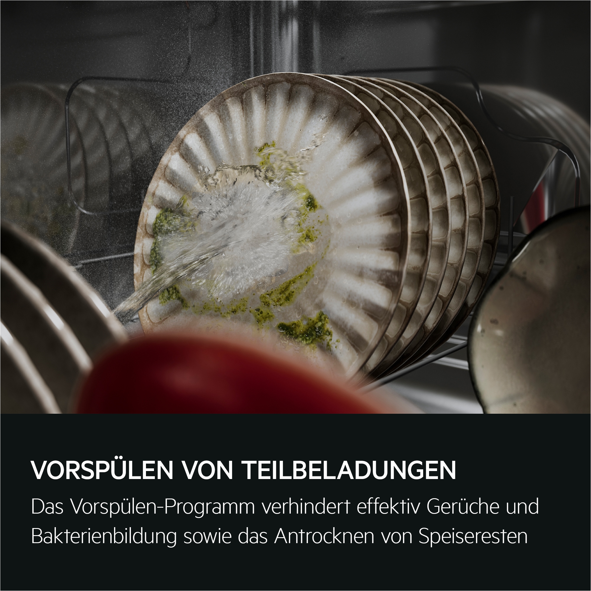 AEG Unterbaugeschirrspüler 6000 »GU620B2SCM« Spülmaschine – starke Sprühabdeckung, viel Platz & sauber