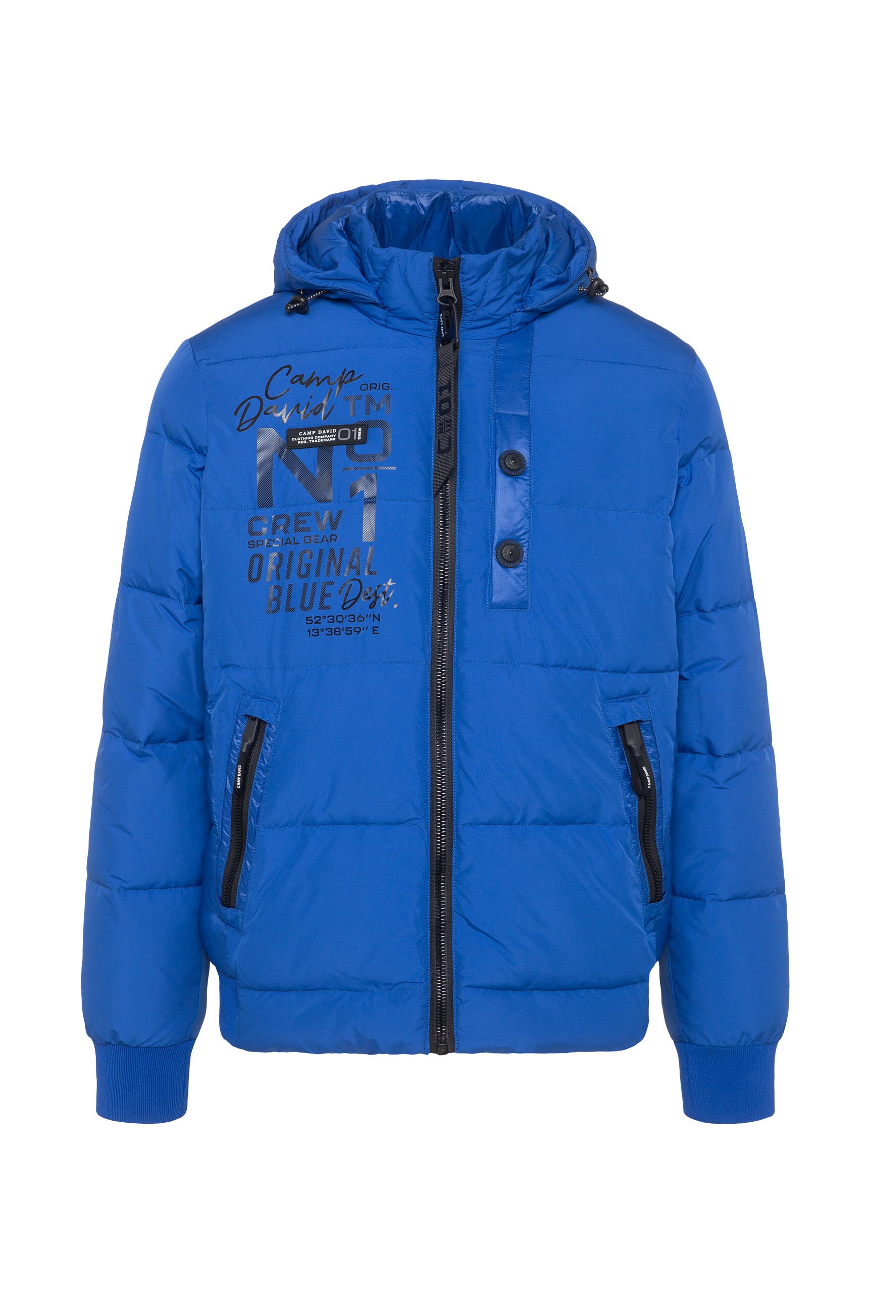 CAMP DAVID Winterjacke mit Kapuze mit Innentaschen günstig online kaufen