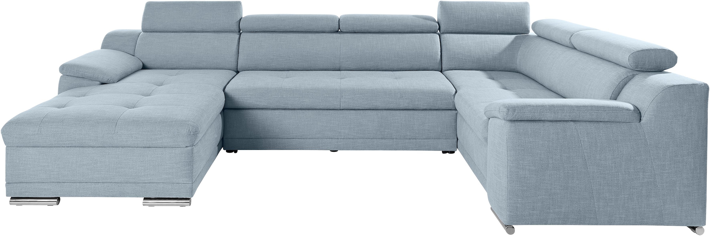 sit&more Wohnlandschaft »Top Andiamo U-Form«, mit Kopfteilverstellung, wahlweise mit Bettfunktion