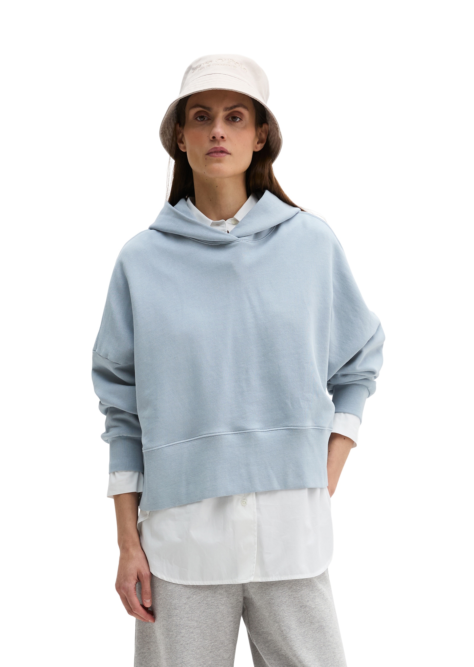 Marc O'Polo Sweatshirt »mit recycelter Baumwolle«
