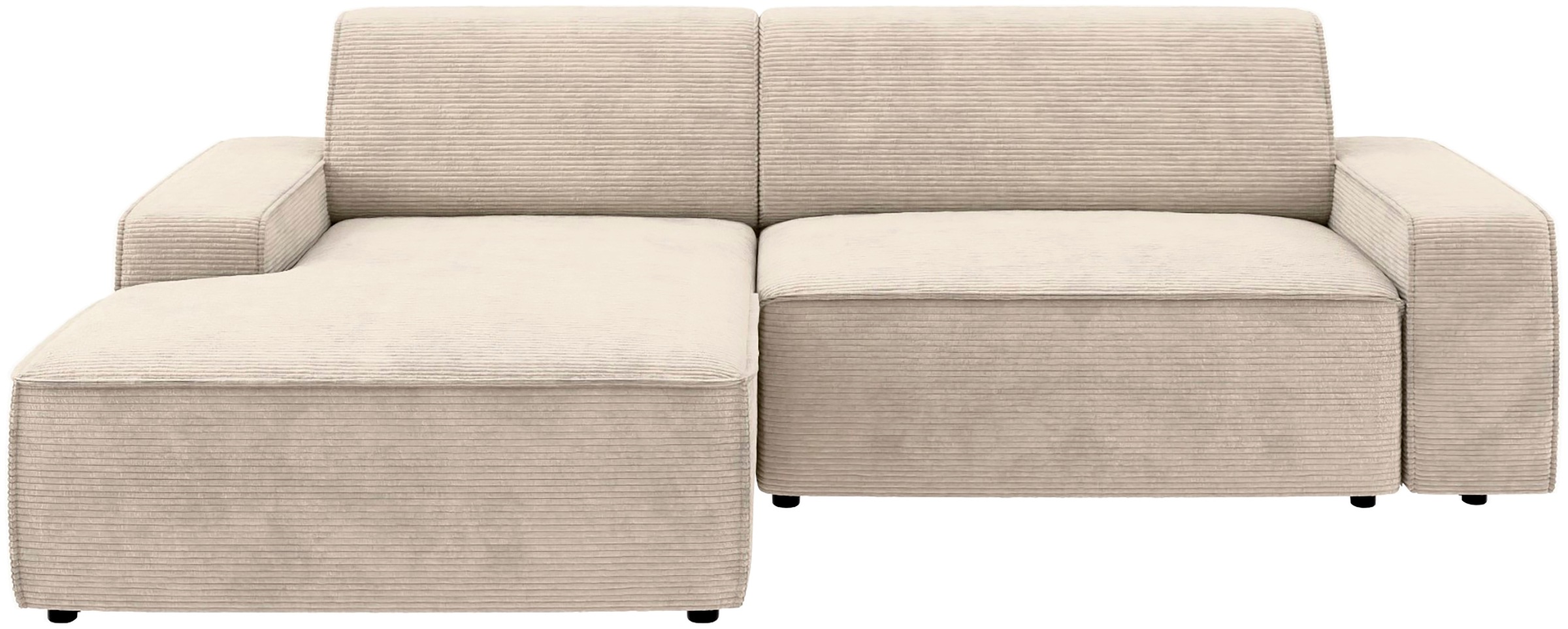 TRENDMANUFAKTUR Ecksofa "Graz, wahlweise mit Sitzvorschub und Bettkasten, L günstig online kaufen