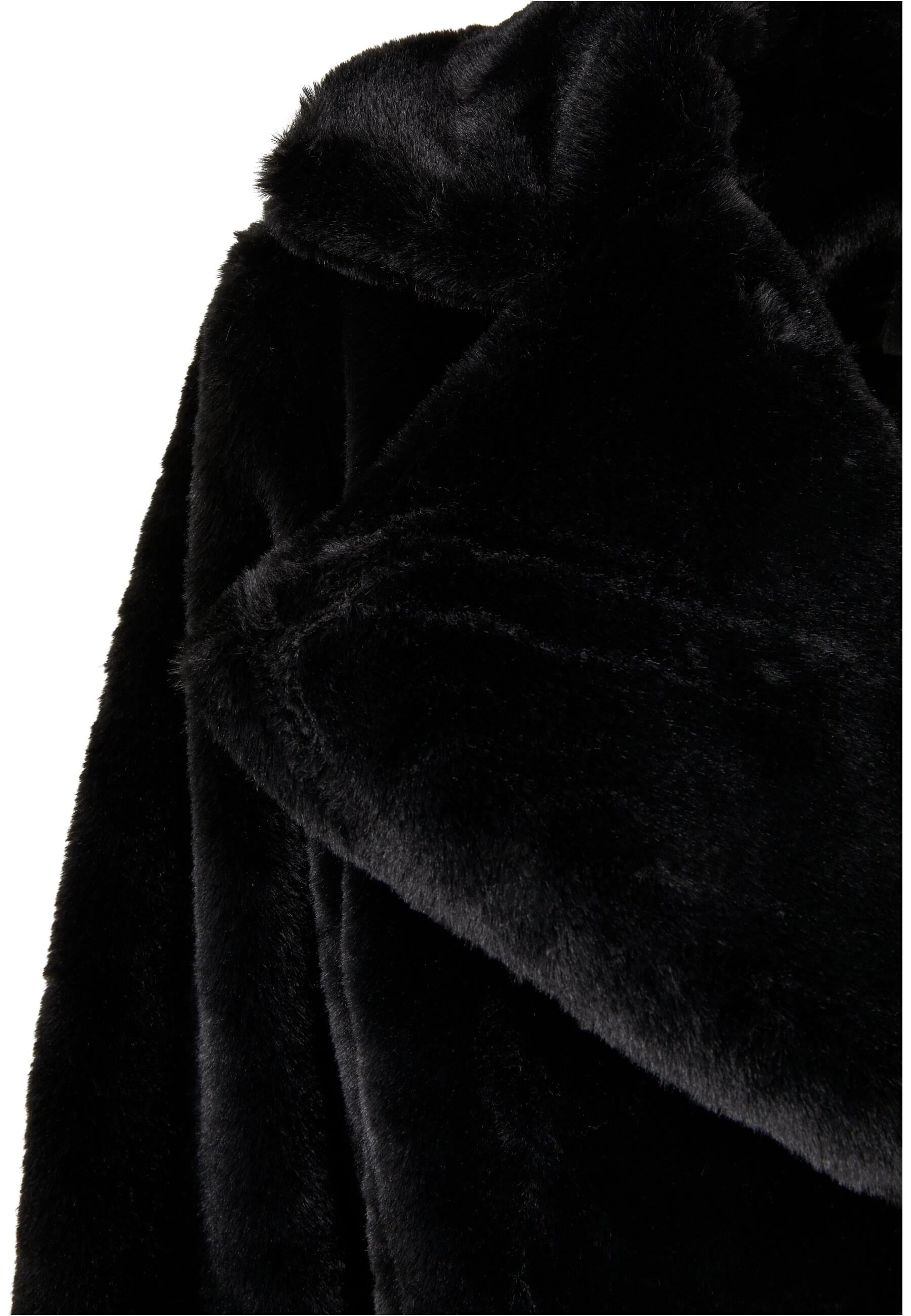 URBAN CLASSICS Winterjacke »Urban Classics Damen Ladies Lapel Teddy Jacket«, (1 St.), ohne Kapuze