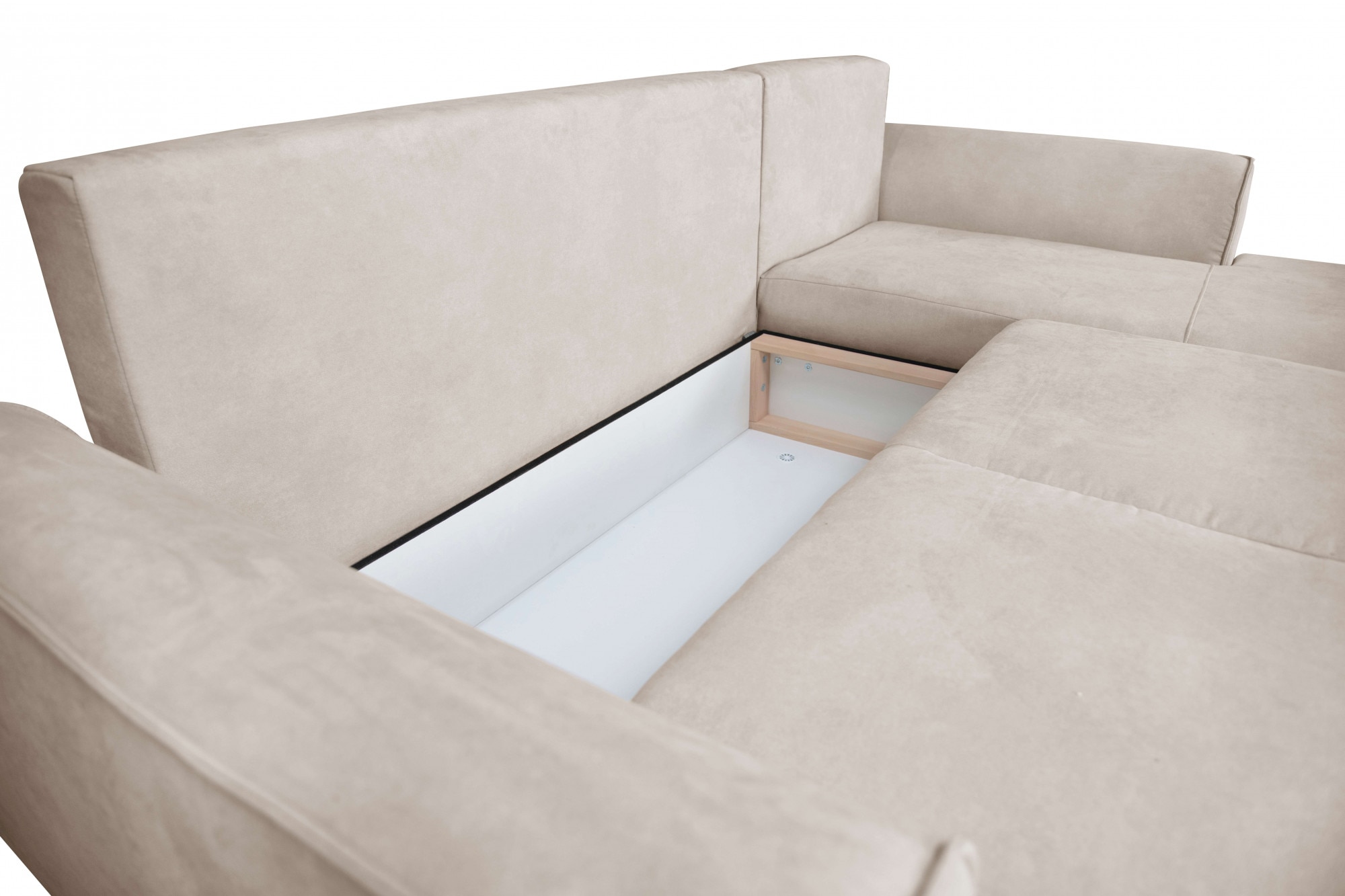 INOSIGN Ecksofa »BEATRICE optionale Schlafsofa mit Bettkasten, B/T/H: 265/170/86 cm«, L-Form, wahlweise auch mit Bettfunktion und Bettkasten