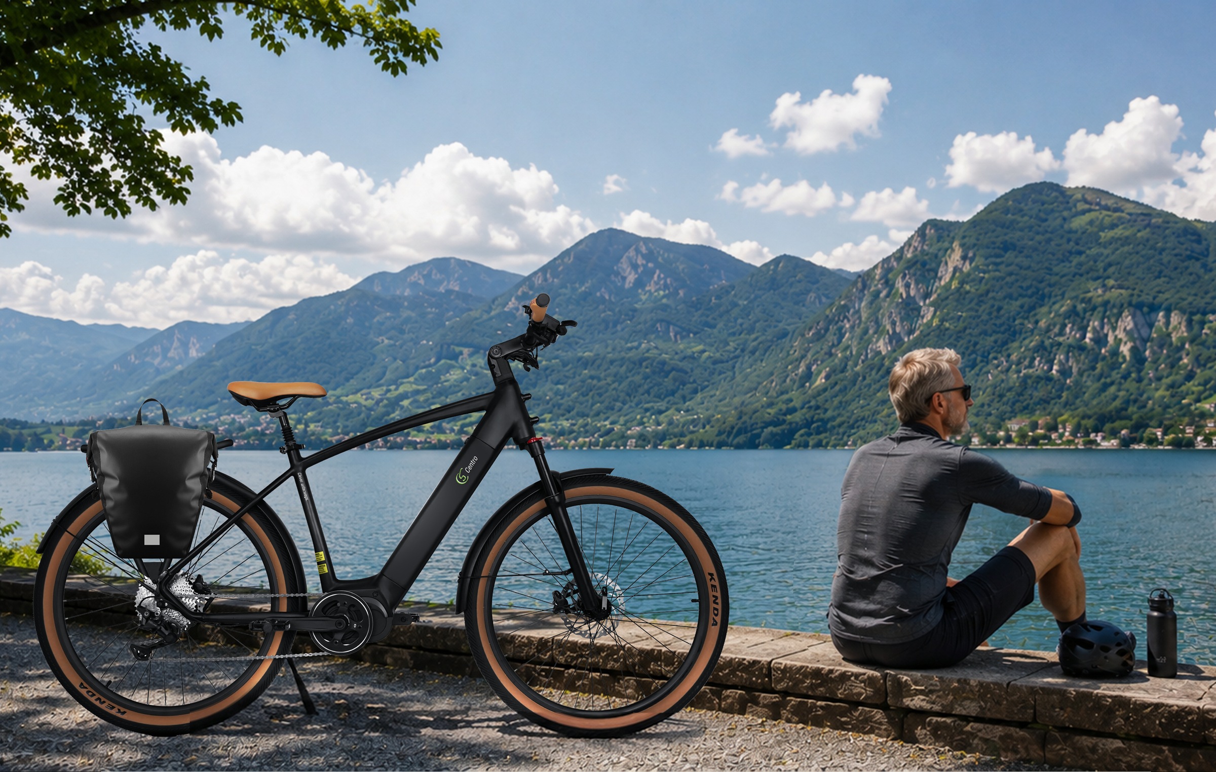 SachsenRad »S8 Centro mit Alarmanlage« 10 Gang Shimano Kettenschaltung Mittelmotor 250 W