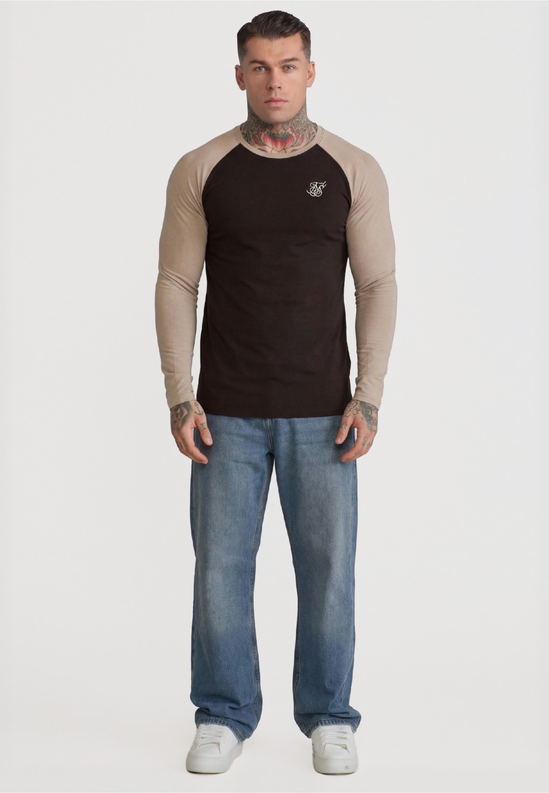 Siksilk Langarmshirt »SikSilk LS Muscle Fit T-Shirt« 1