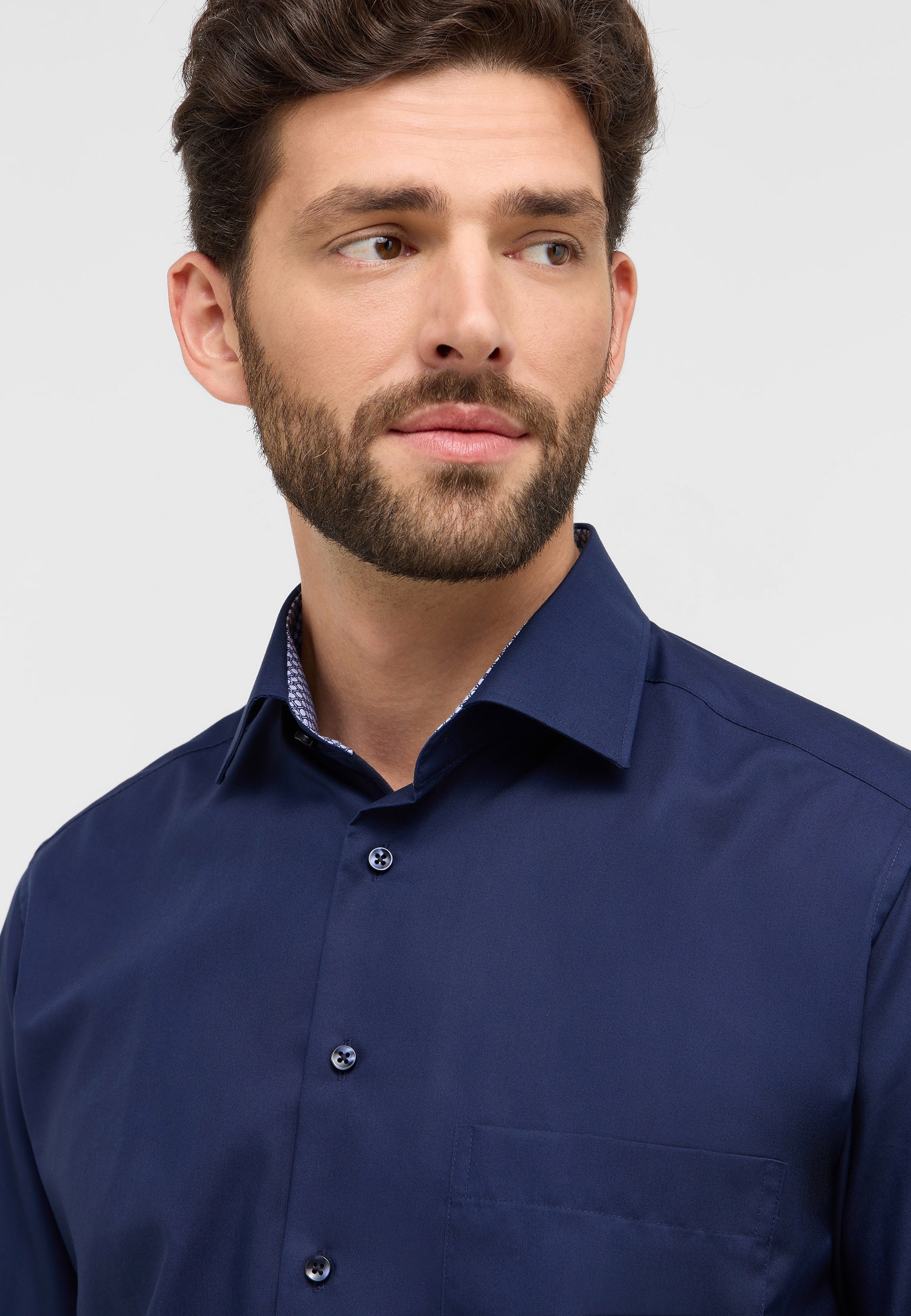 Eterna Langarmhemd »COMFORT FIT«, NON IRON (bügelfrei)