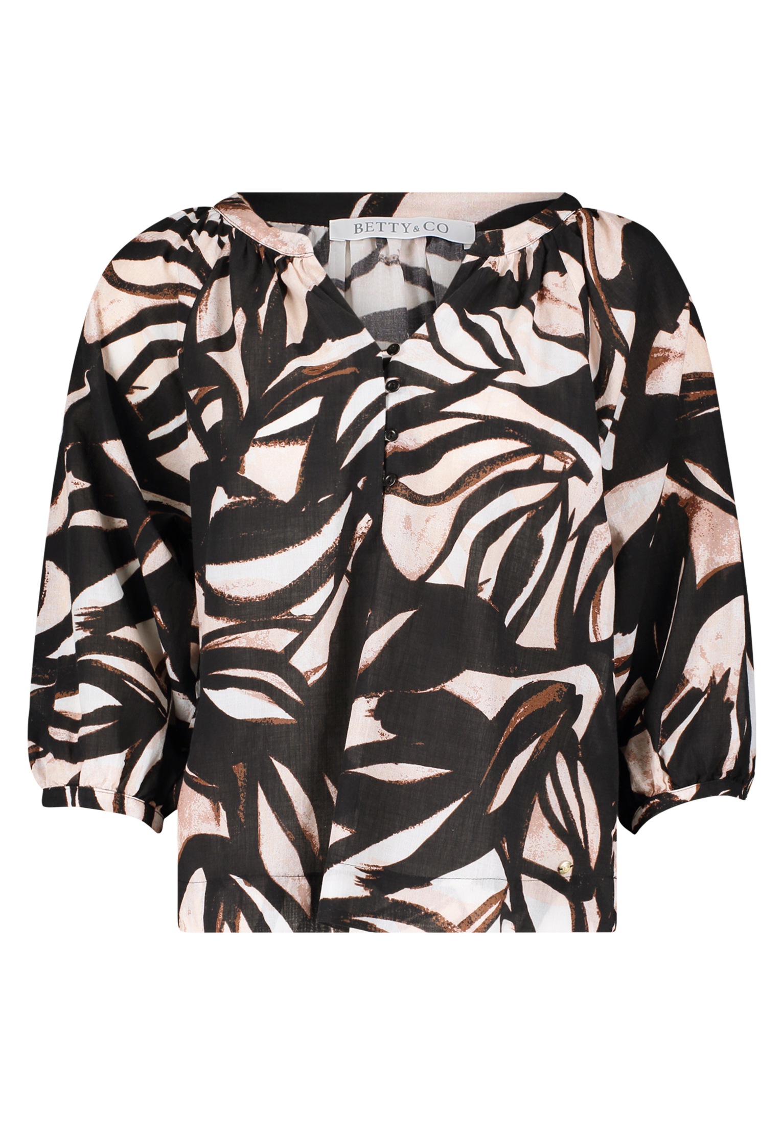 Betty&Co Schlupfbluse "Betty & Co Damen Schlupfbluse mit Print" günstig online kaufen