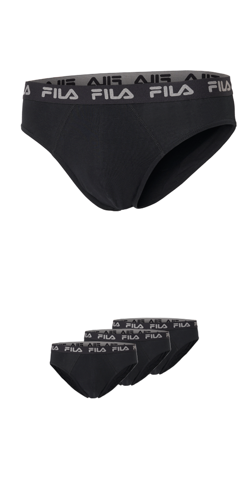 Fila Slip "MAN BRIEF", (3er Pack), elastischer Logobund günstig online kaufen