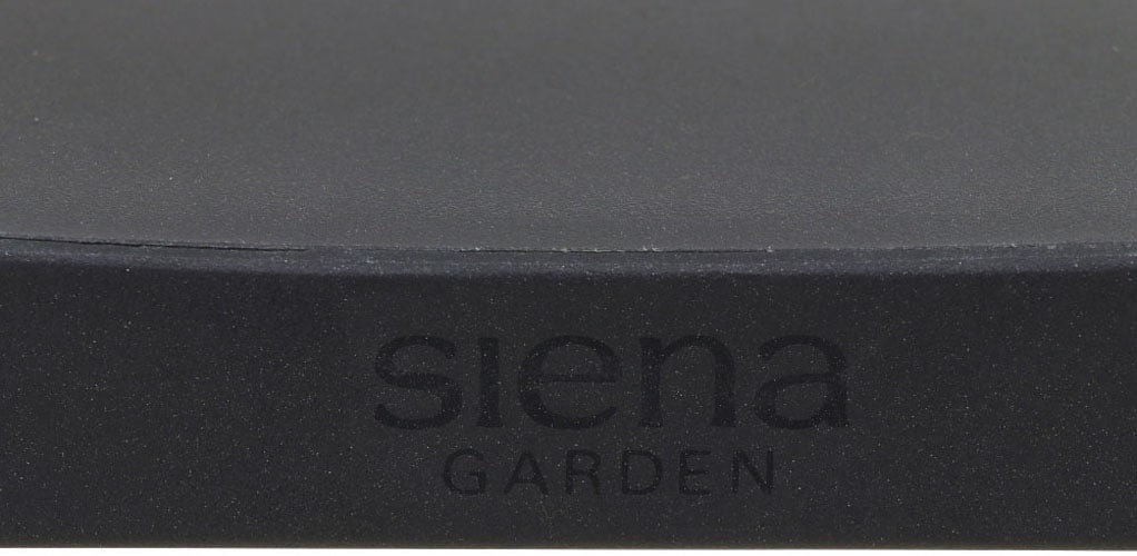 Siena Garden Gartensessel »Lane 2er Set Stapelstuhl anthrazit« Set, 2 Stk. tlg. Gestell, Polypropylen/Glasfaser