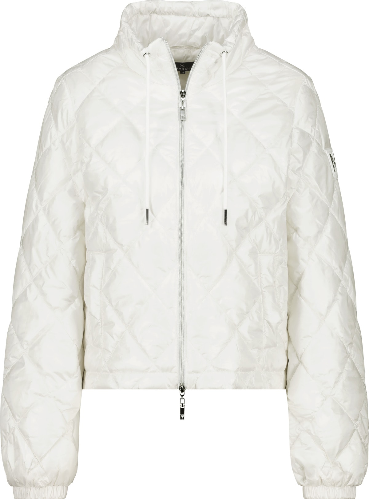 Monari Steppjacke Stehkragen, Regular Fit, Seitenschlitze mit Reißverschluss