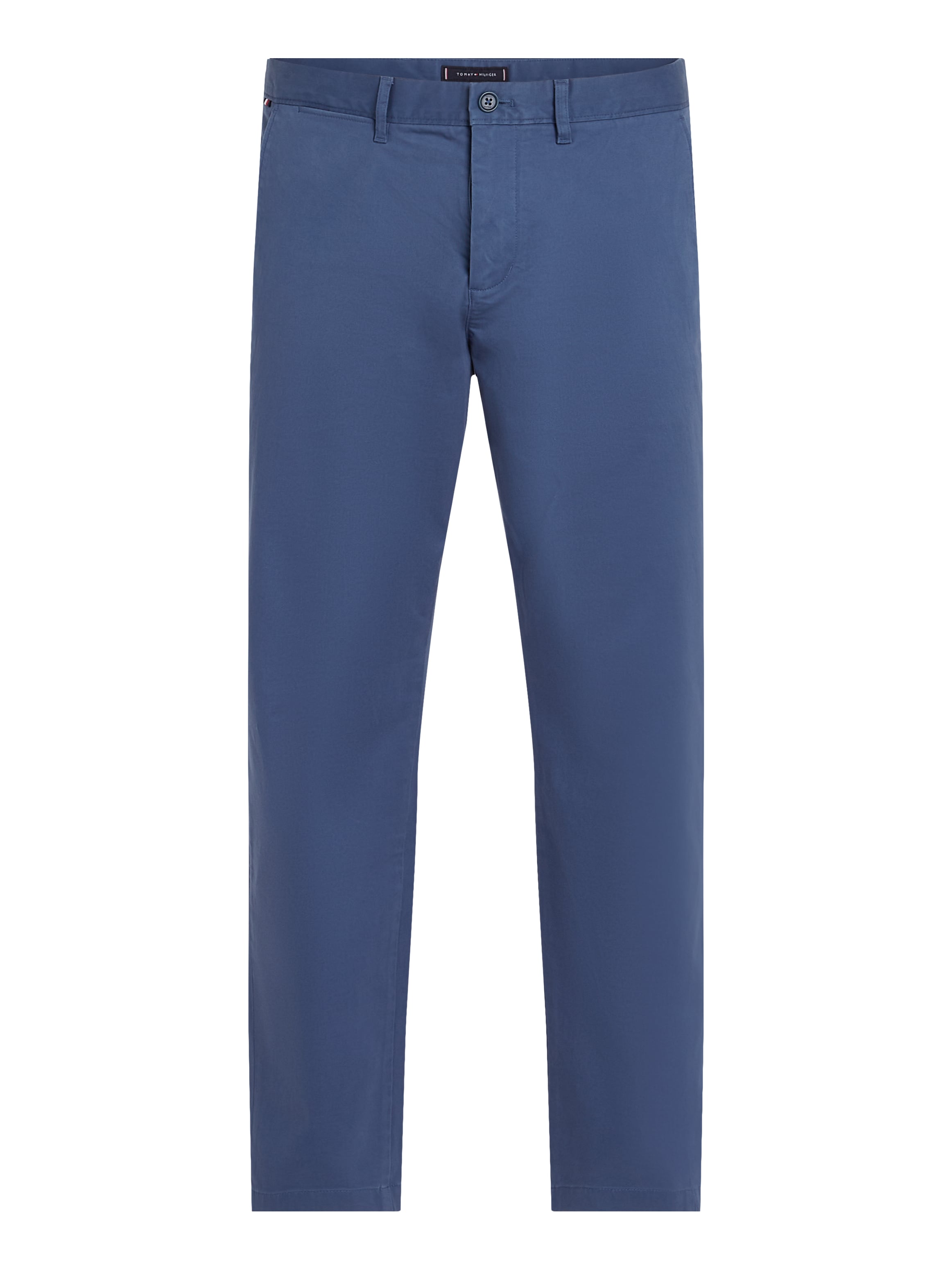 Tommy Hilfiger Chinohose »DENTON CHINO SATIN«, mit Gesäßtaschen mit Knopf, Logostickerei