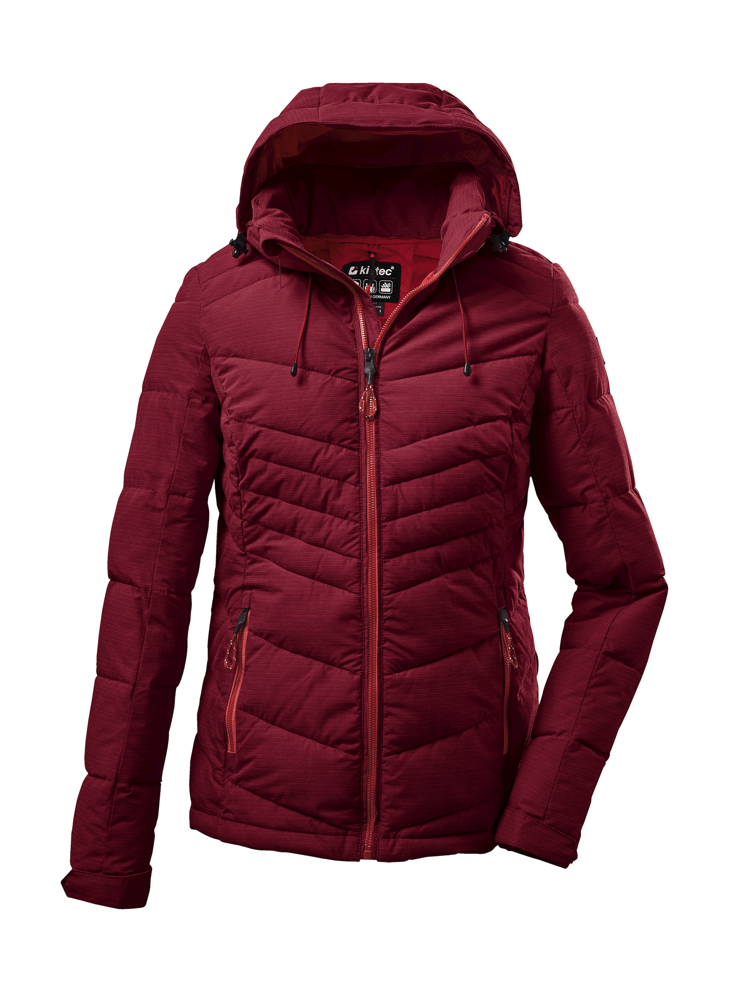 Killtec Steppjacke »KOW 149 WMN QLTD JCKT«, Wasser- und windabweisend, atmungsaktiv, abnehmbare Kapuze