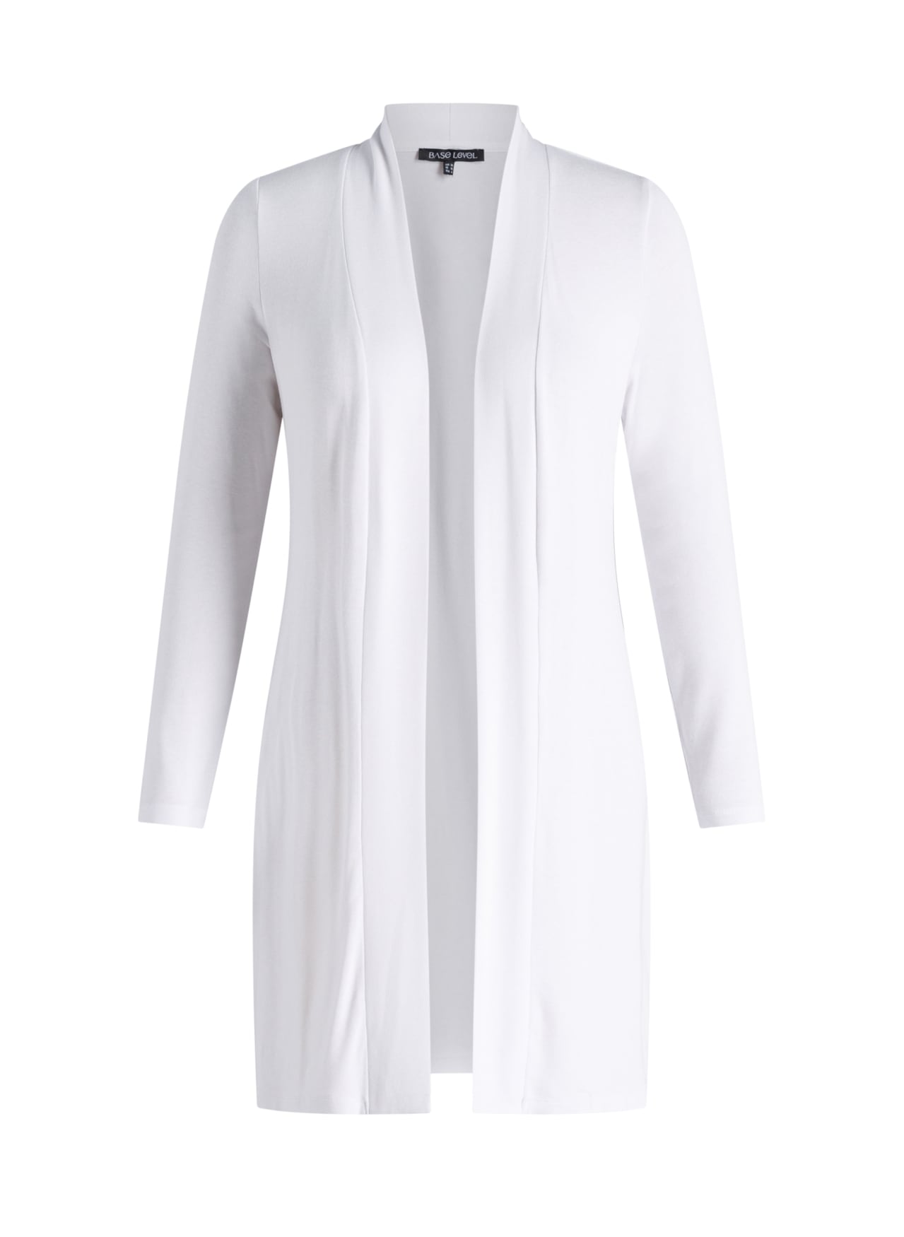 Base Level Curvy Longstrickjacke »Ayla long« Figurumspielende, weiche Strickqualität