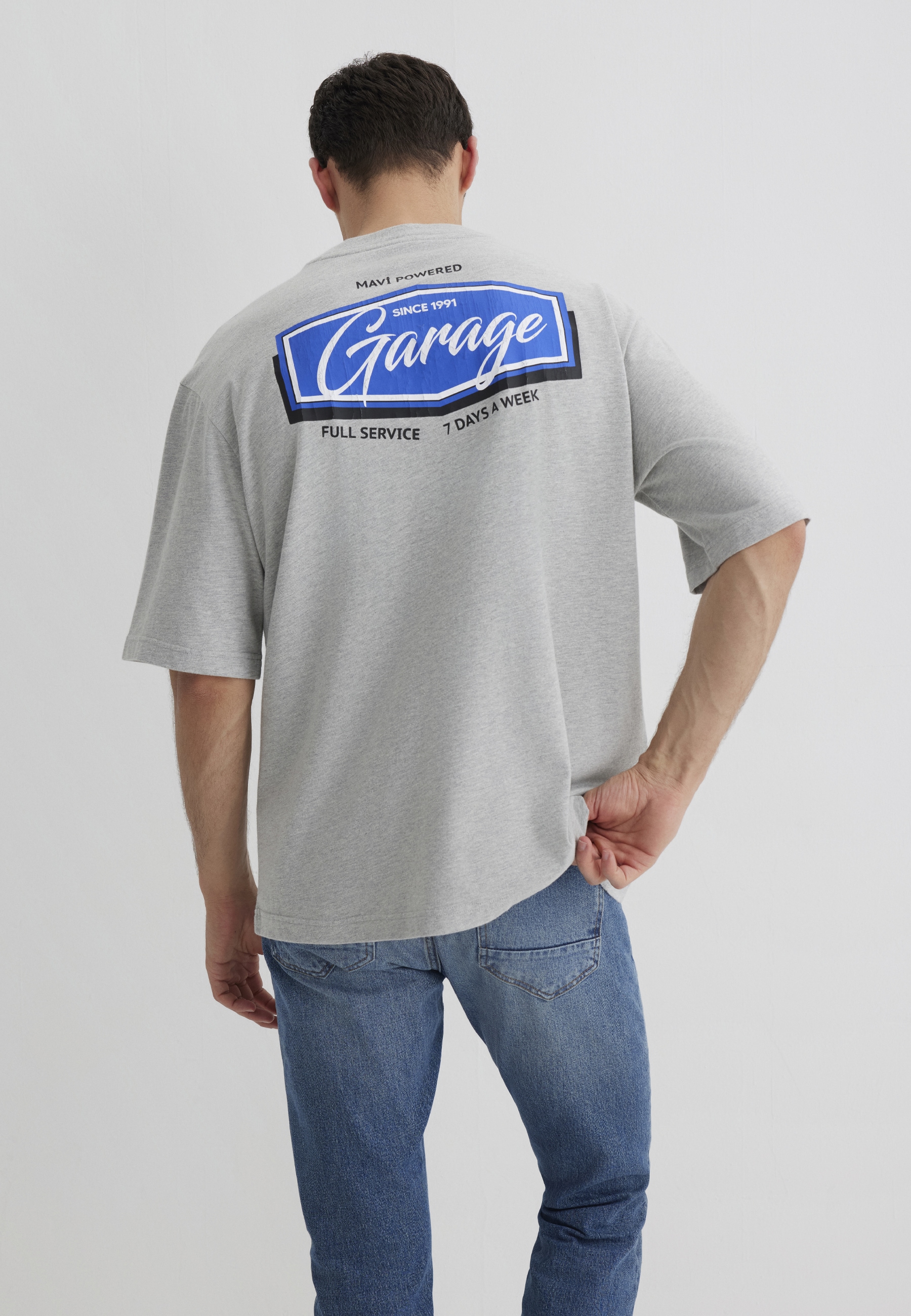 Mavi T-Shirt "GARAGE PRINTED TEE", Backprint Tee günstig online kaufen
