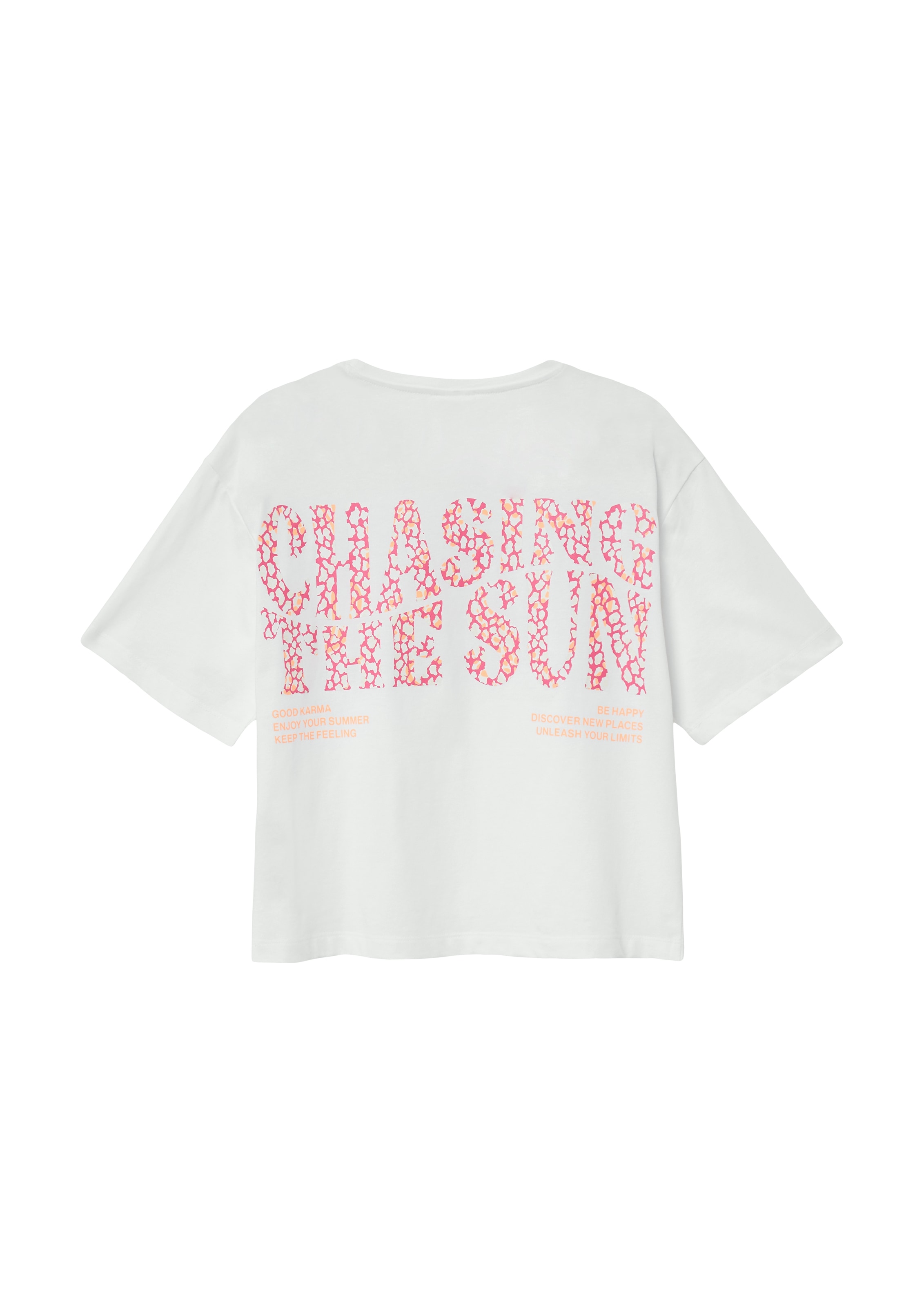 s.Oliver Junior T-Shirt, mit Rückenprint