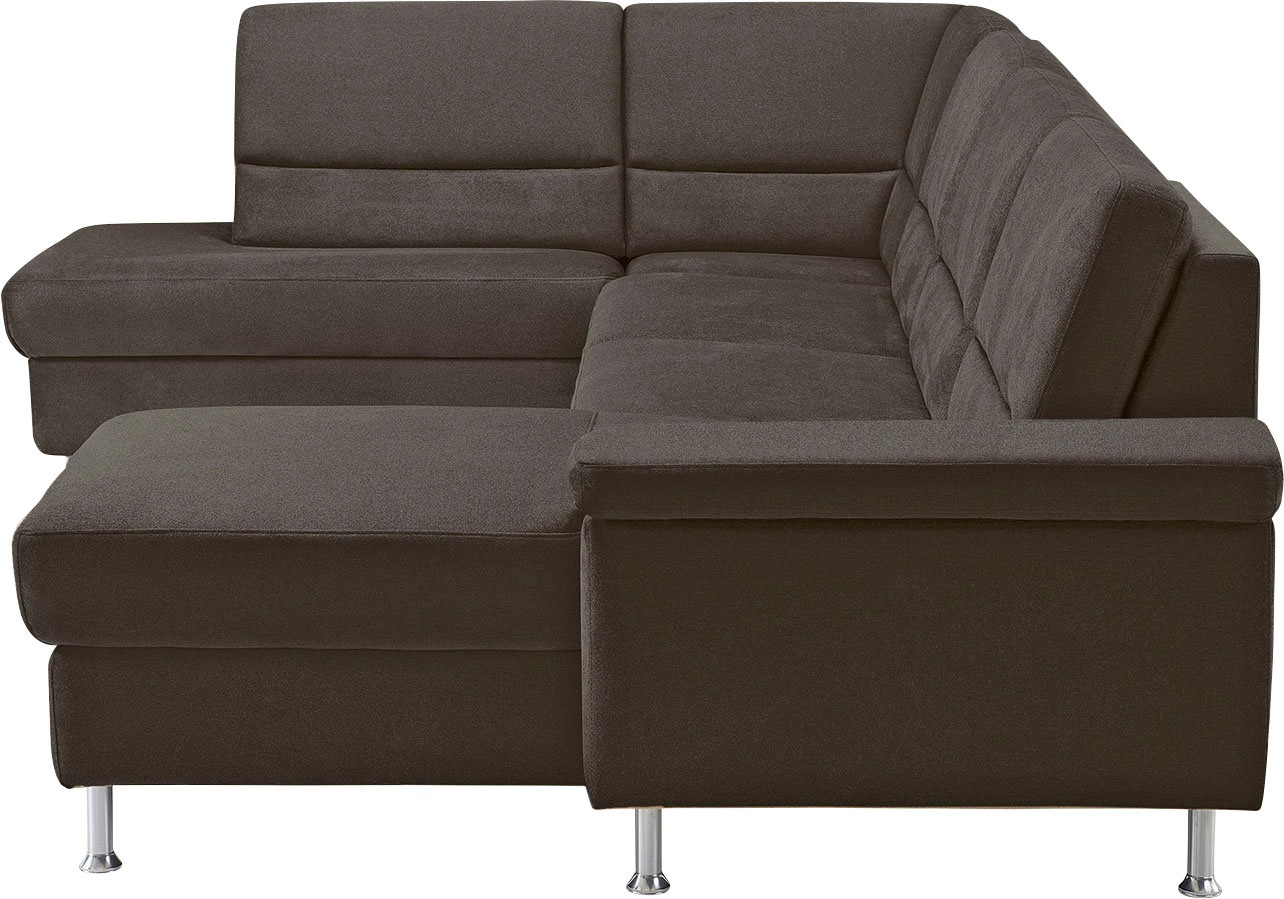 CALIZZA INTERIORS Wohnlandschaft »Onyx U-Form«, (3 St.), wahlweise mit Bettfunktion und Bettkasten