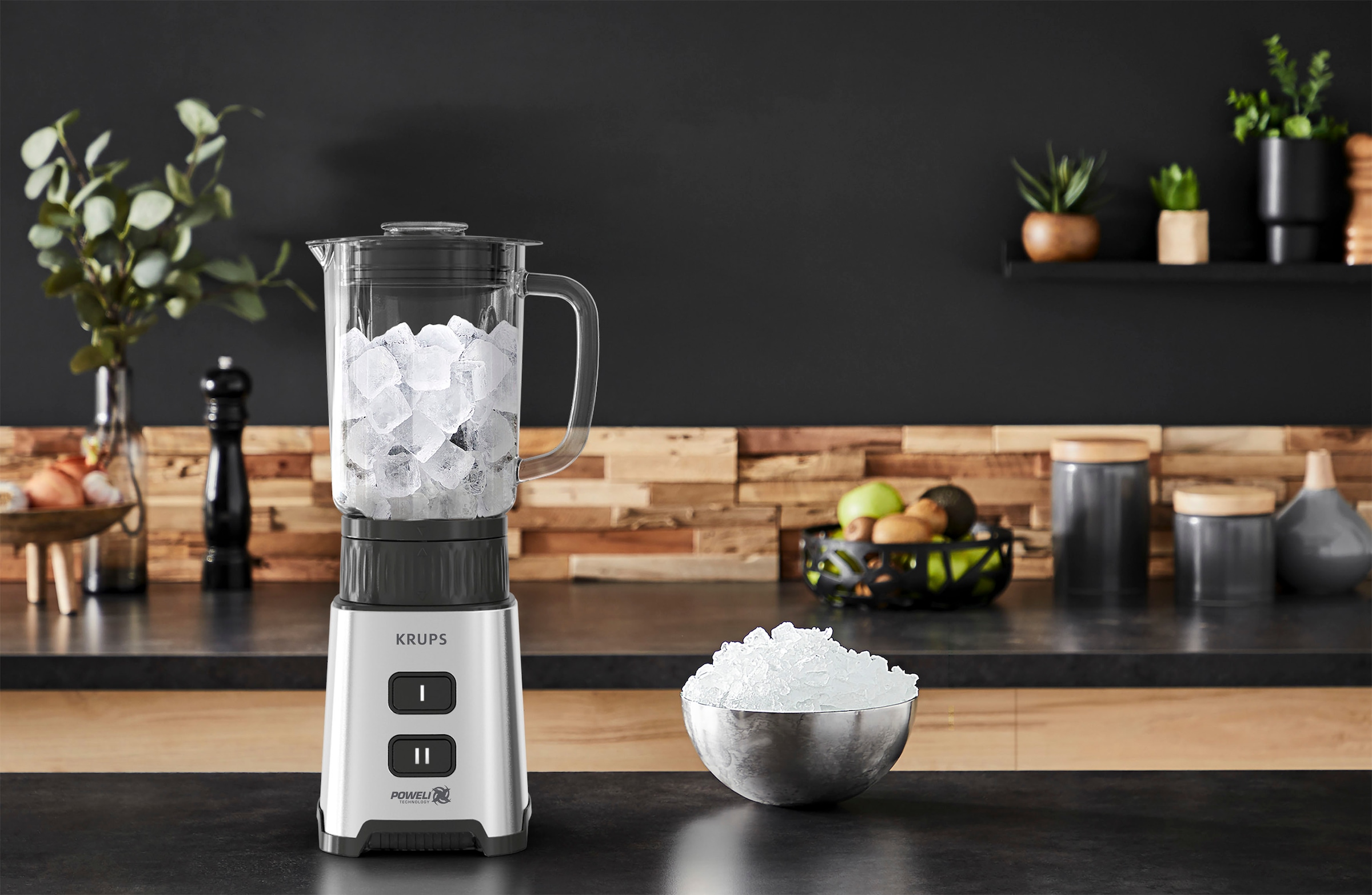Krups Standmixer »KB17GD Pulseo«, 400 W, herausnehmbare Klingen, 2 Geschwindigkeiten, Textur-Kontrolle