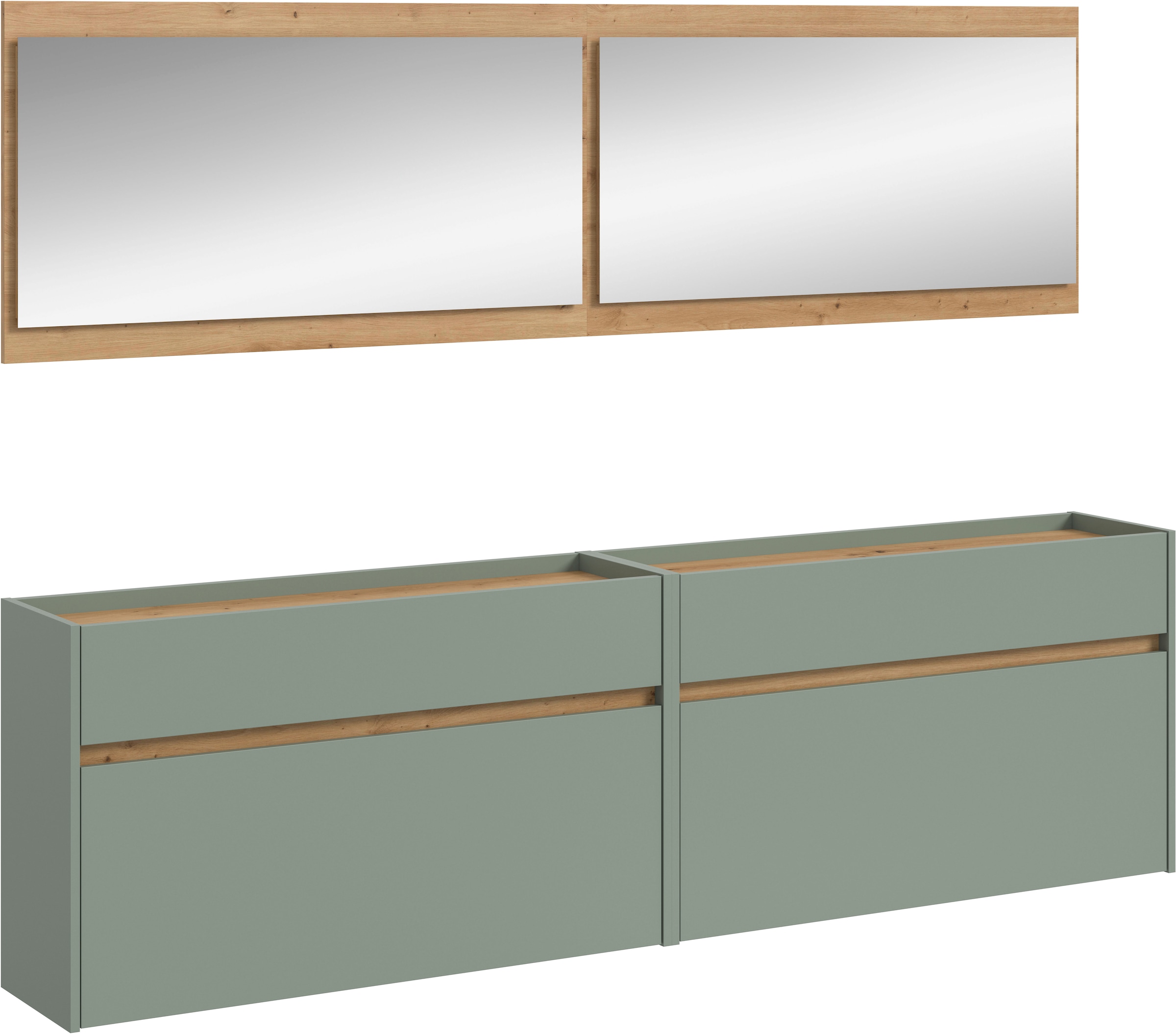 INOSIGN Garderoben-Set "EVRID, 4-teilig, Breite 220 cm, individuell hängbar günstig online kaufen