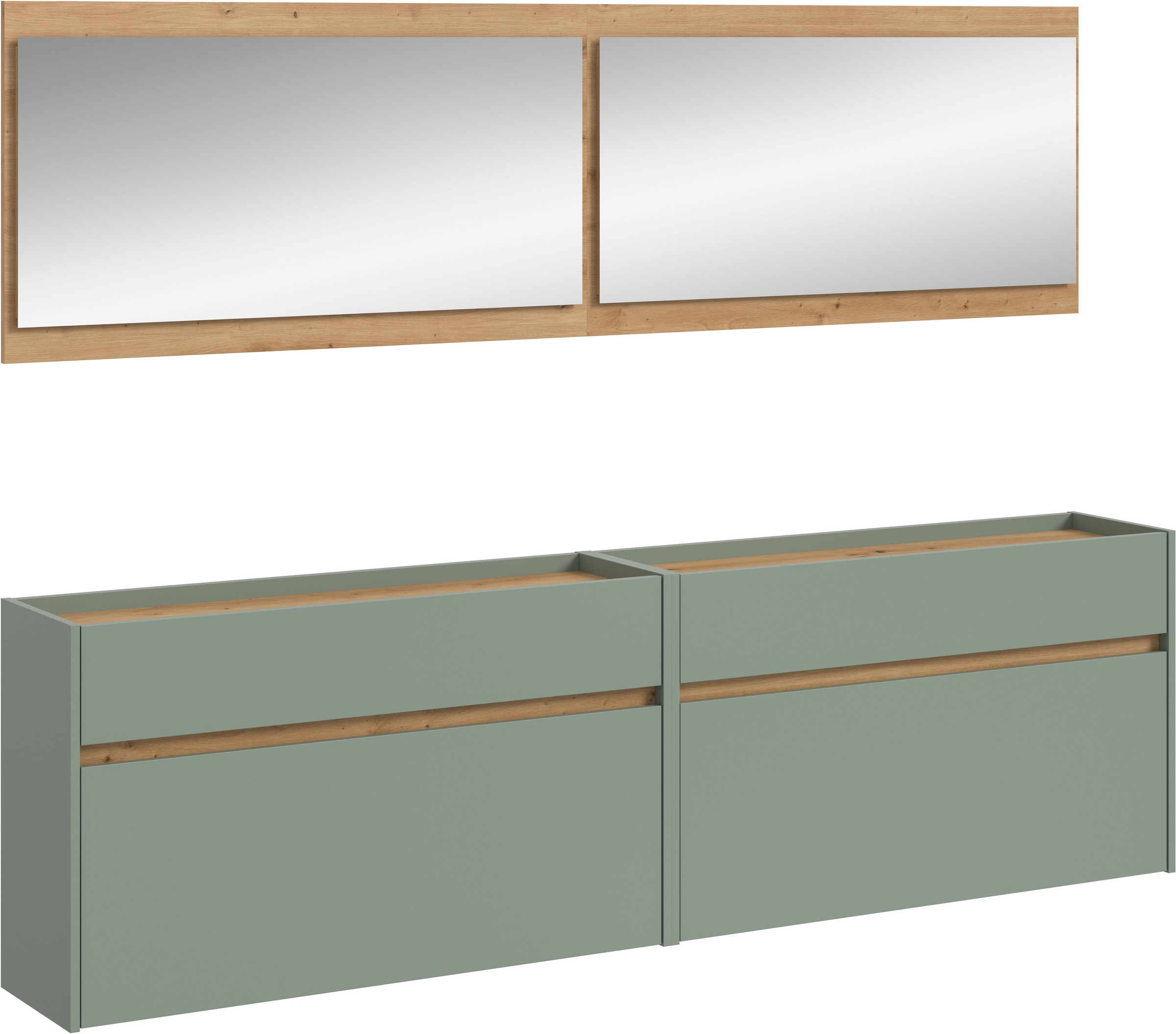 INOSIGN Garderoben-Set "EVRID, 4-teilig, Breite 220 cm, individuell hängbar günstig online kaufen