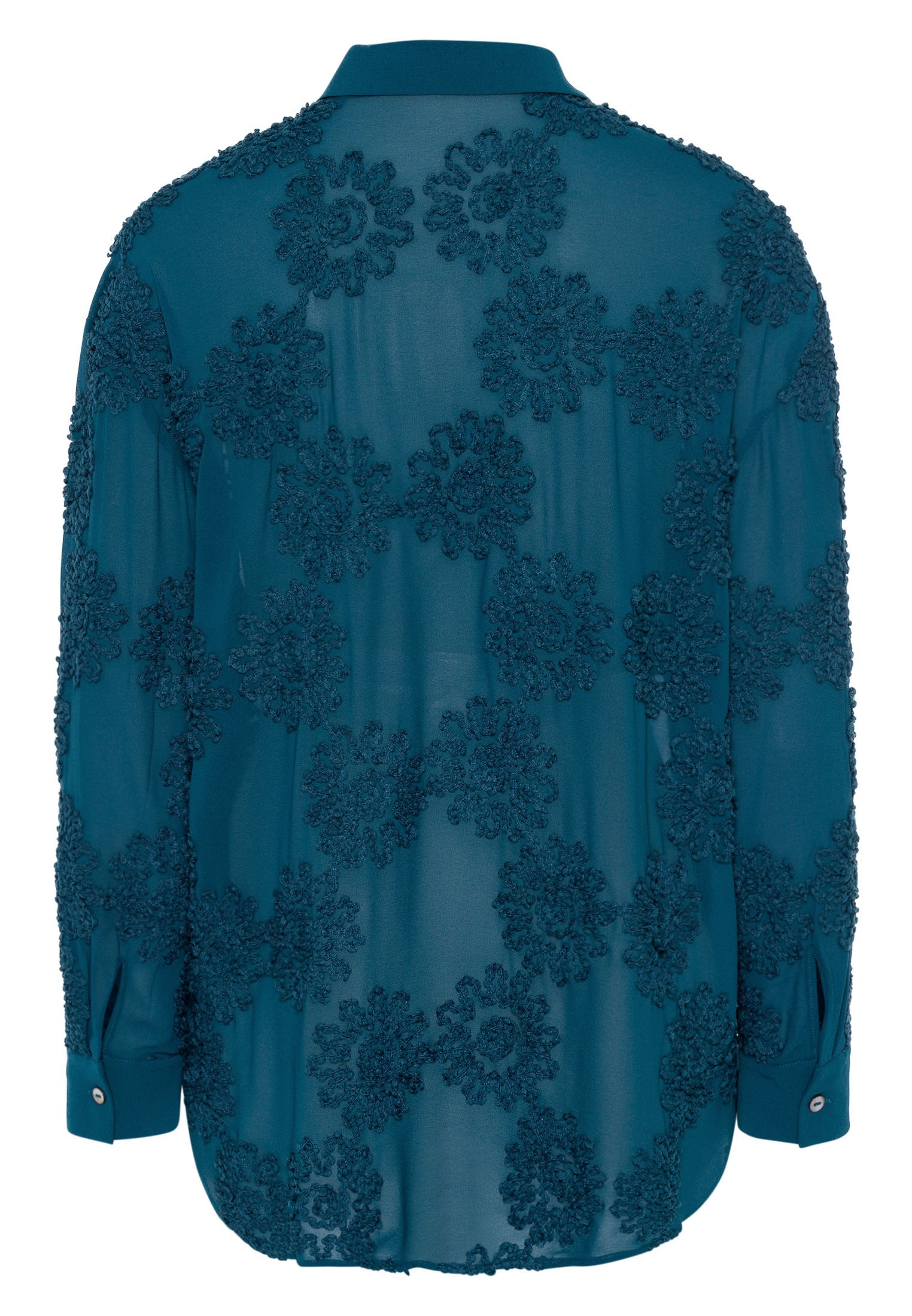 Zero Hemdbluse »zero Hemdbluse mit Stickerei«