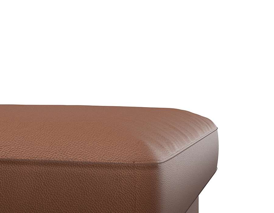 FLEXLUX Pouf »Fiore«, Kaltschaum, Füße Alu+schwarz