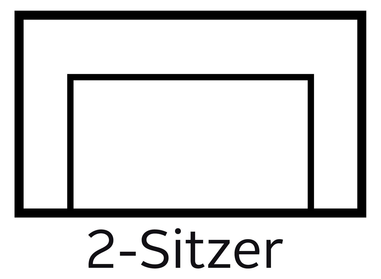 3C Candy 2,5-Sitzer »Beatrice«, mit Rückensteppung im Rautenmuster, auch in Breitcord