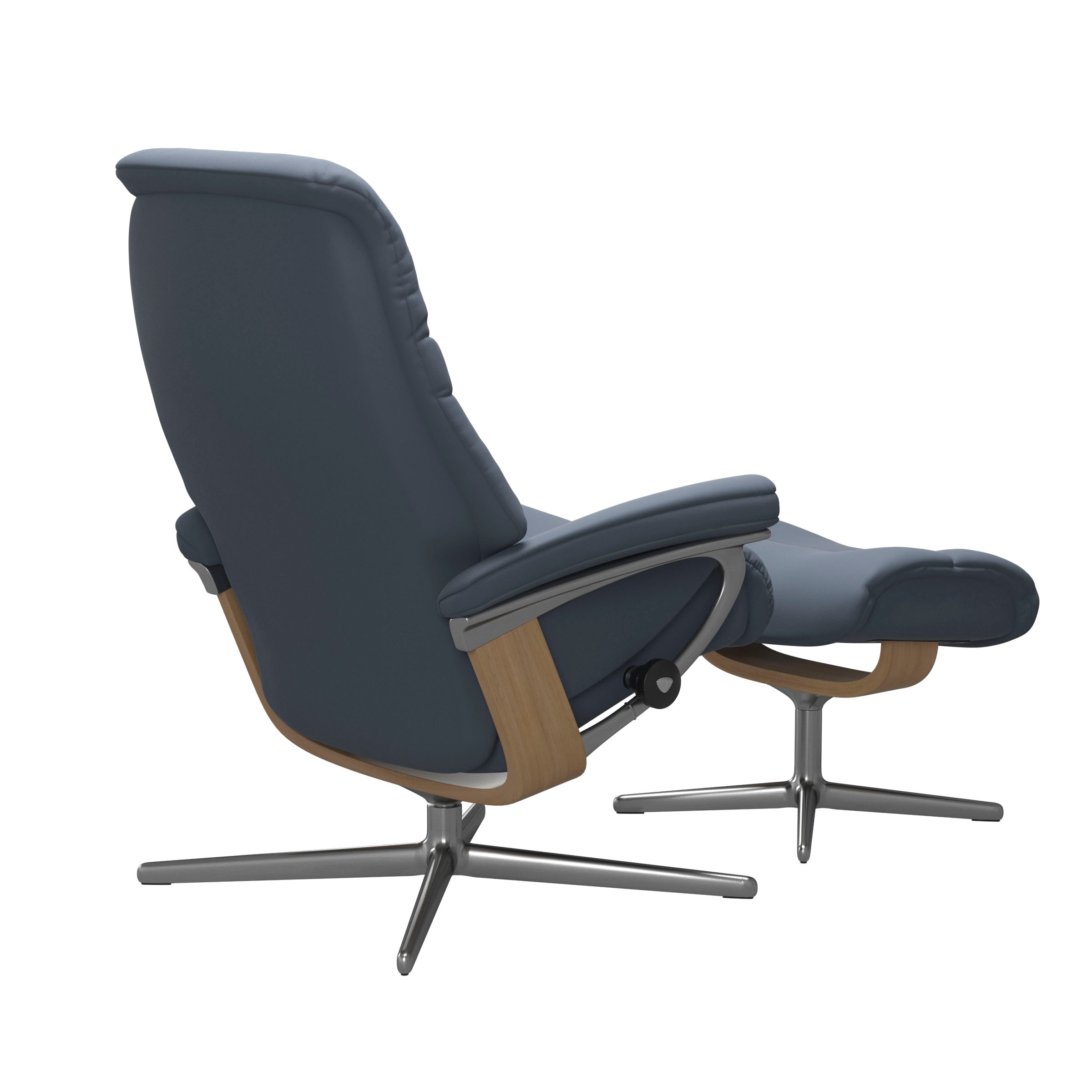 Stressless® Fußhocker »Sunrise«, mit Cross Base, Größe S, M & L, Holzakzent Eiche