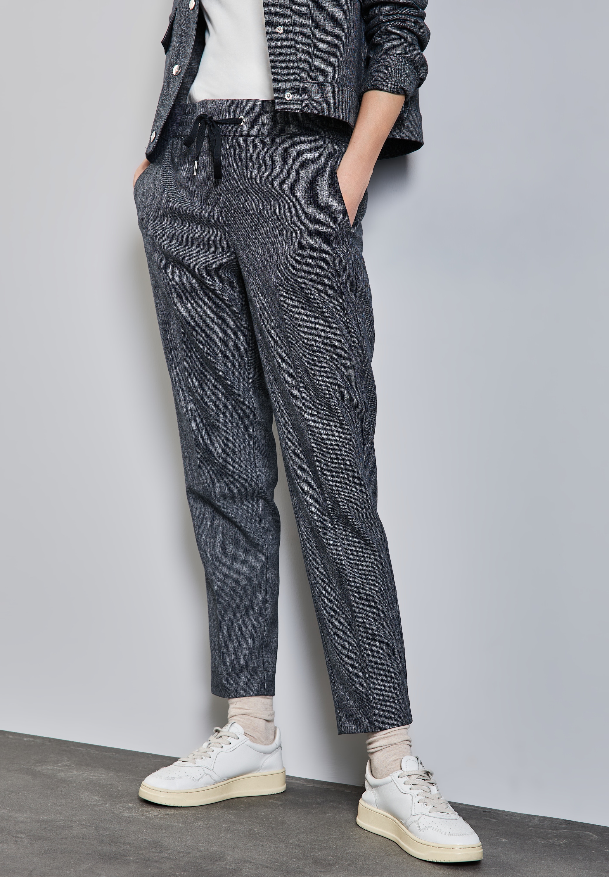 STREET ONE Stoffhose, im elastischen Materialmix günstig online kaufen