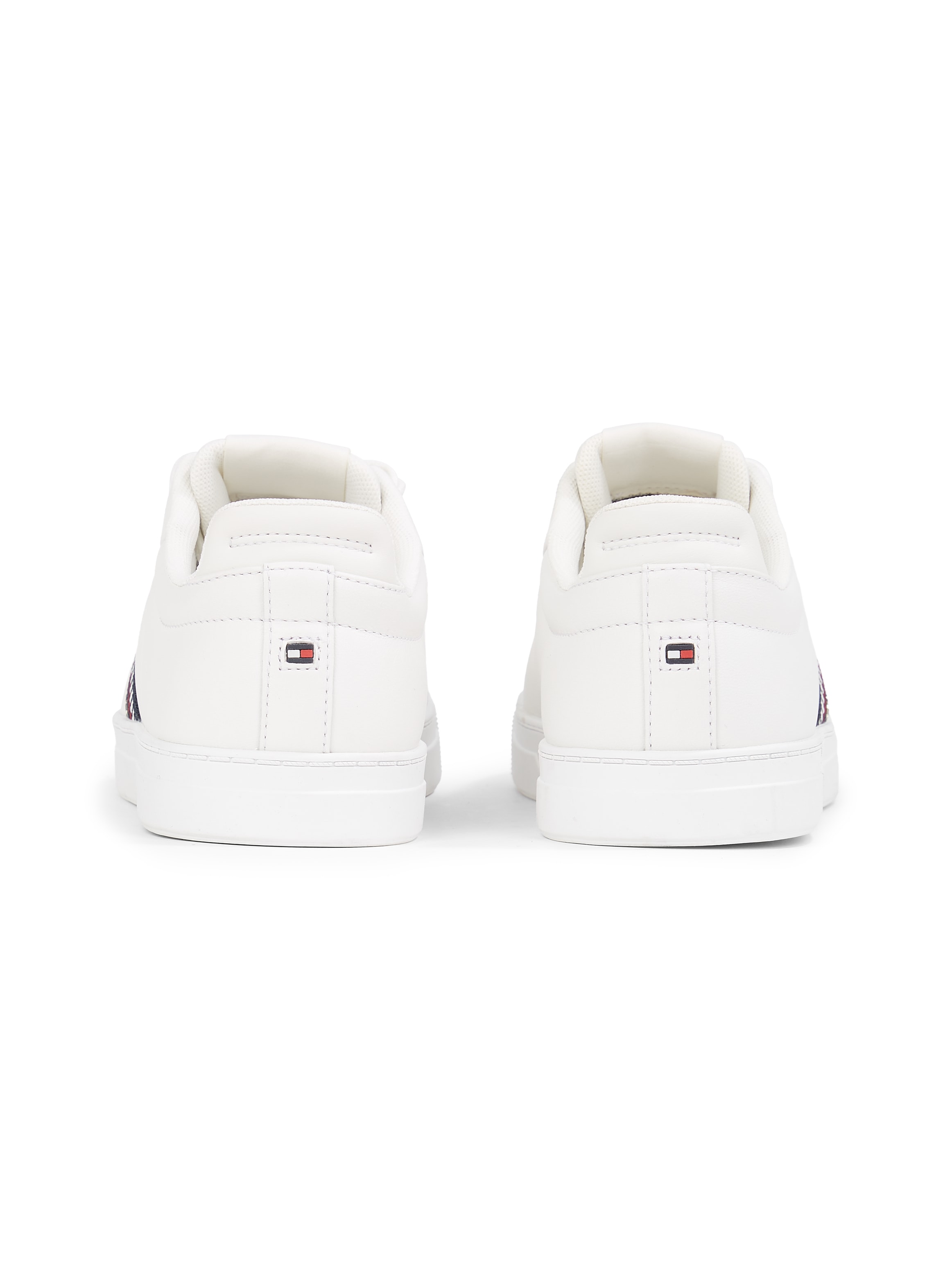 Tommy Hilfiger Plateausneaker »ICON COURT SNEAKERS STRIPES«, Schnürschuh, Freizeitschuh, Halbschuh mit Tommy-Streifen