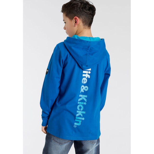 Alife & Kickin Kapuzenshirt »Logo-Print«, modischer Rückenprint im  Farbverlauf online kaufen | BAUR