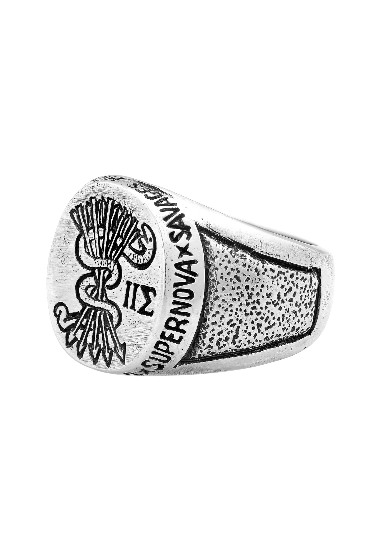 HAZE & GLORY Siegelring »Ring Siegelring - Savage 925 Silber«