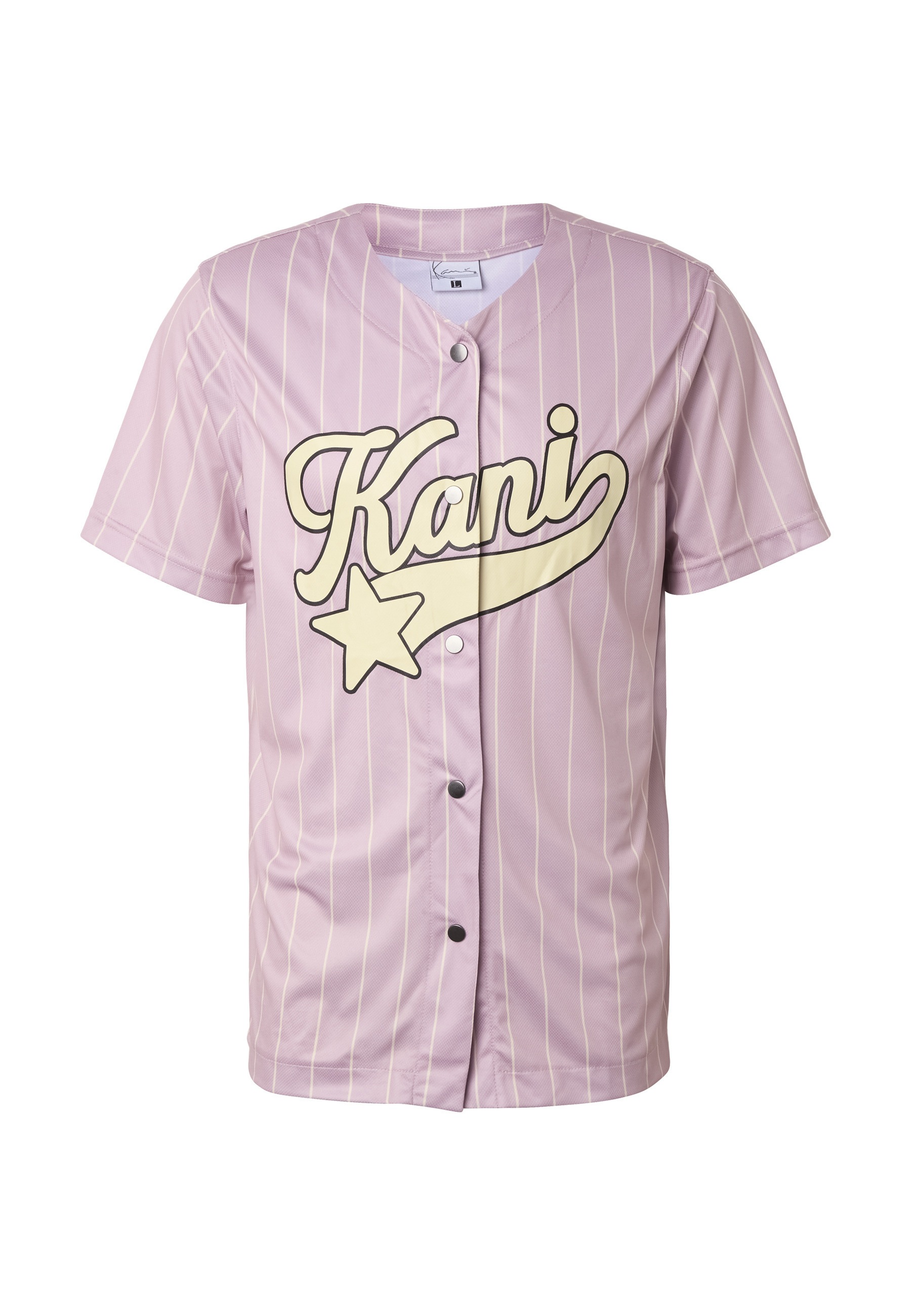 Karl Kani T-Shirt "Karl Kani Woven Signature Pinstripe Baseballshirt" 1 Stk günstig online kaufen