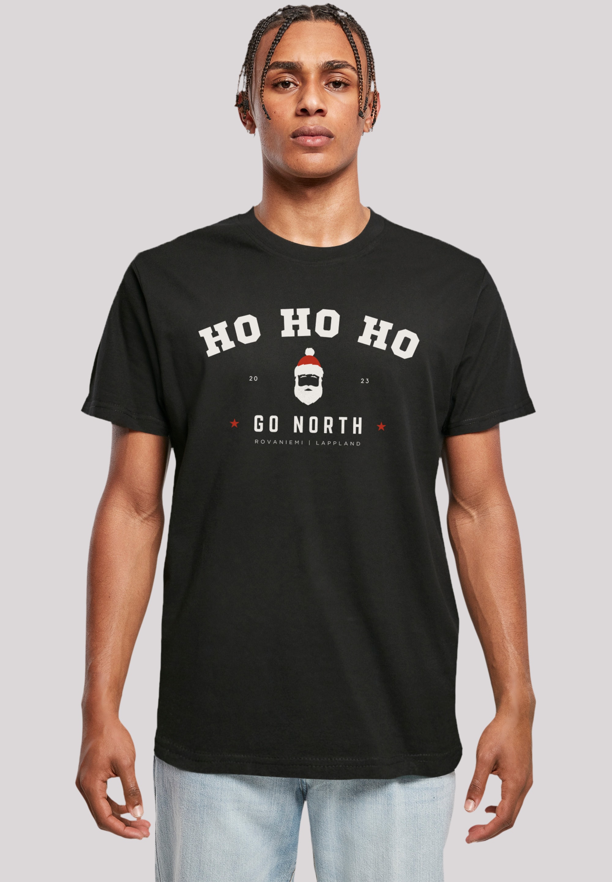 F4NT4STIC T-Shirt Weihnachten, »Ho Santa Logo Weihnachten«, Claus ▷ BAUR | Ho kaufen Geschenk, Ho