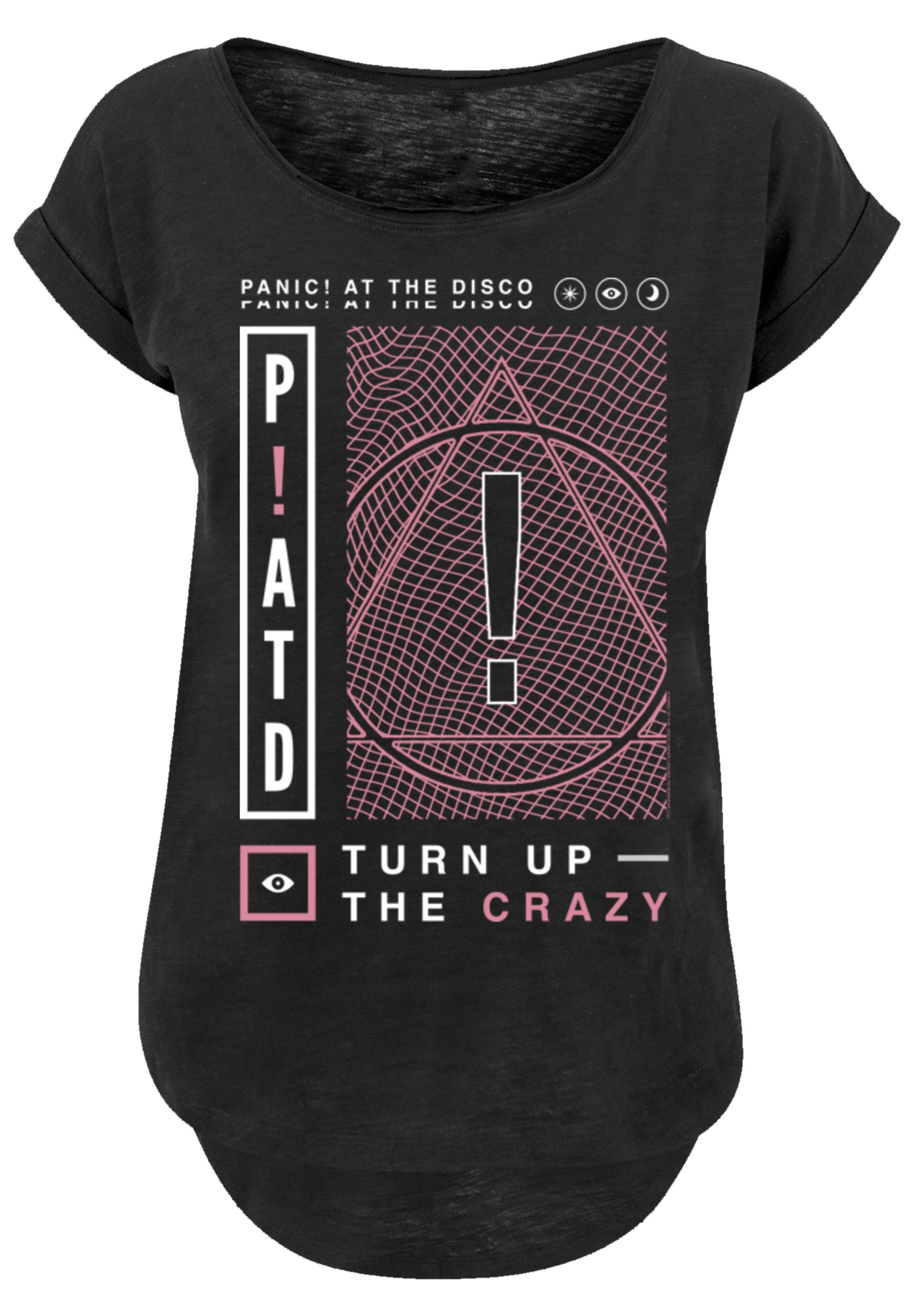 F4NT4STIC T-Shirt »Panic At The Disco Turn Up The Crazy«, Premium Qualität