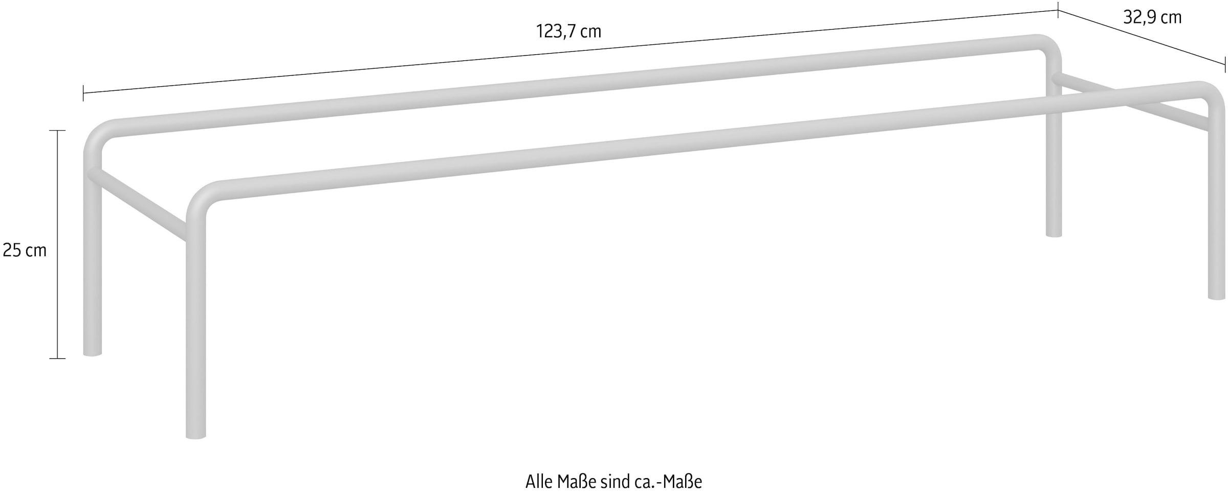 Hammel Furniture Untergestell Hammel by Möbelserie Sockel«, 101, cm. | Metall für Modul: »Keep Breite BAUR 133,8 flexible
