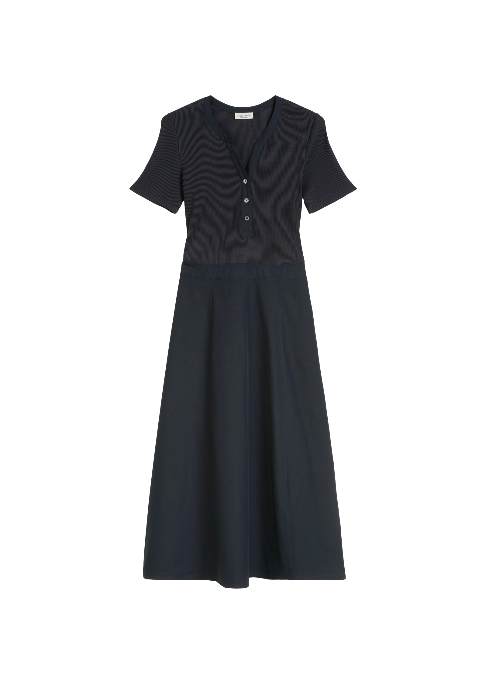 Marc O'Polo Jerseykleid »mit Baumwoll-Popelinerock«