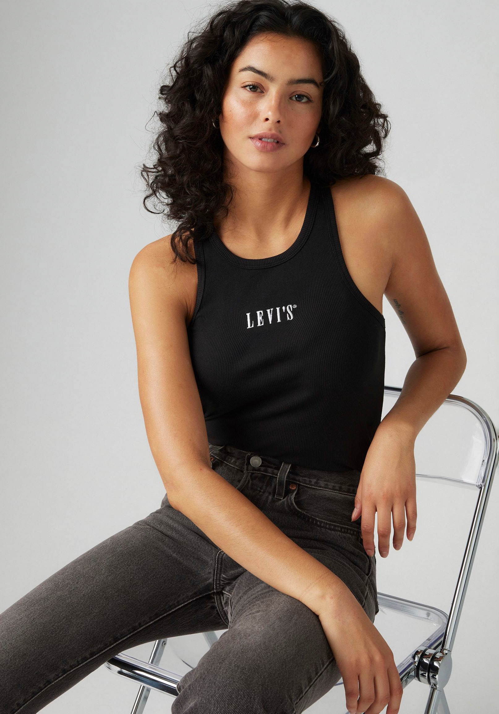 Levi's® Ripptanktop »GRAPHIC GEMINI«, mit Logostickerei und Struktur-Optik
