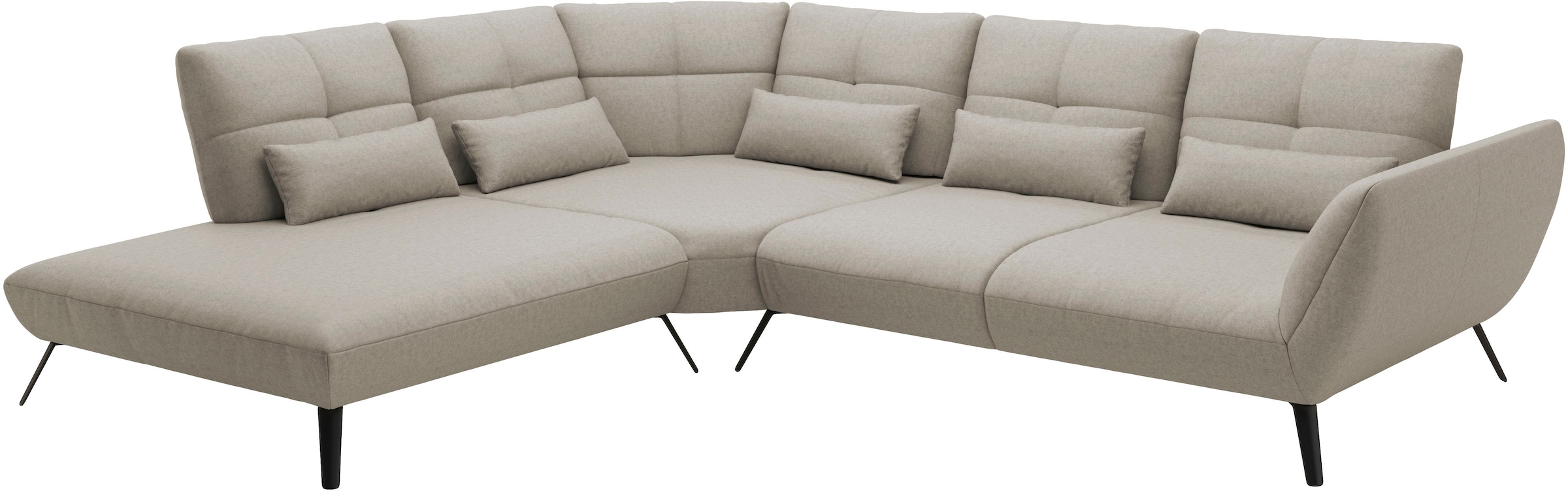 Places of Style Ecksofa »Mikado L-Form«, inkl. Sitztiefenverstellung und Armteilverstellung