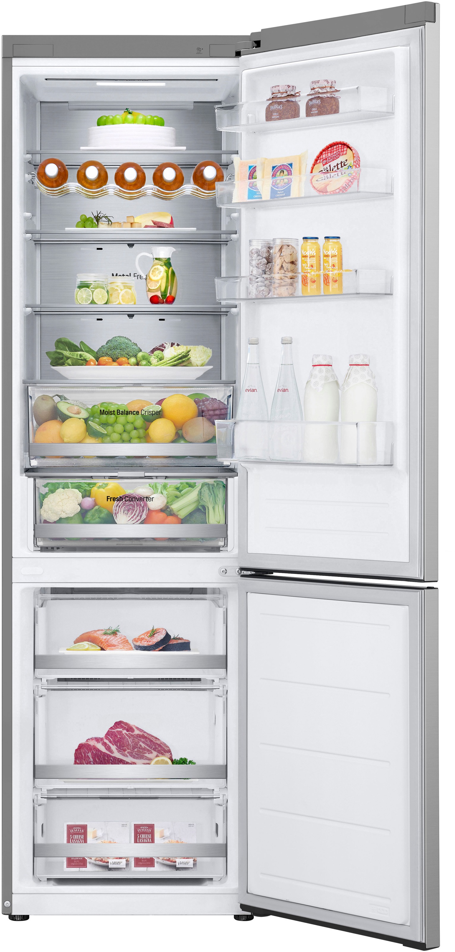 LG Kühl-/Gefrierkombination "GBV5250CPY" 203 cm hoch 59,5 cm breit Aussendi günstig online kaufen