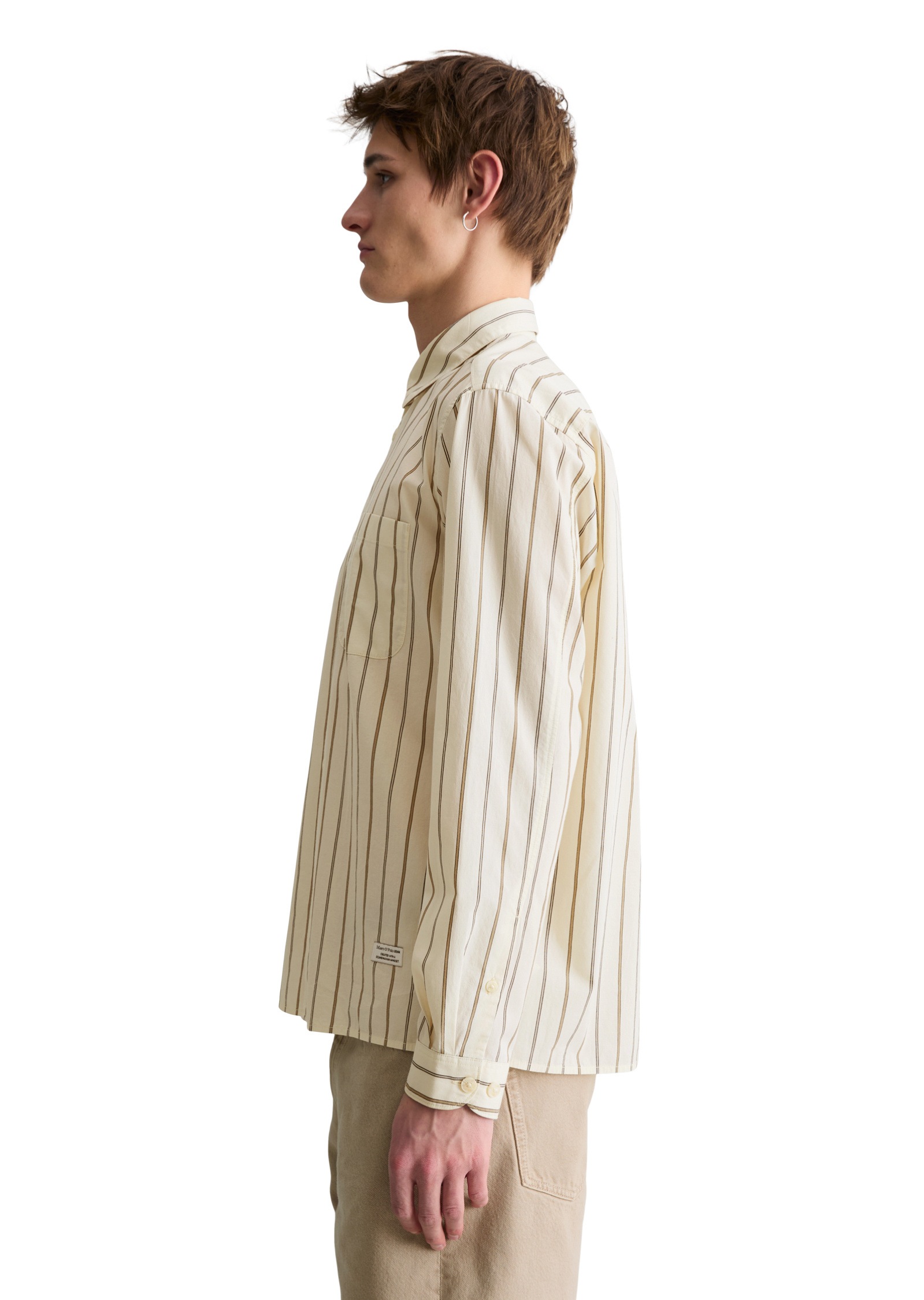 Marc O'Polo DENIM Langarmhemd »aus Bio-Baumwoll-Popeline«