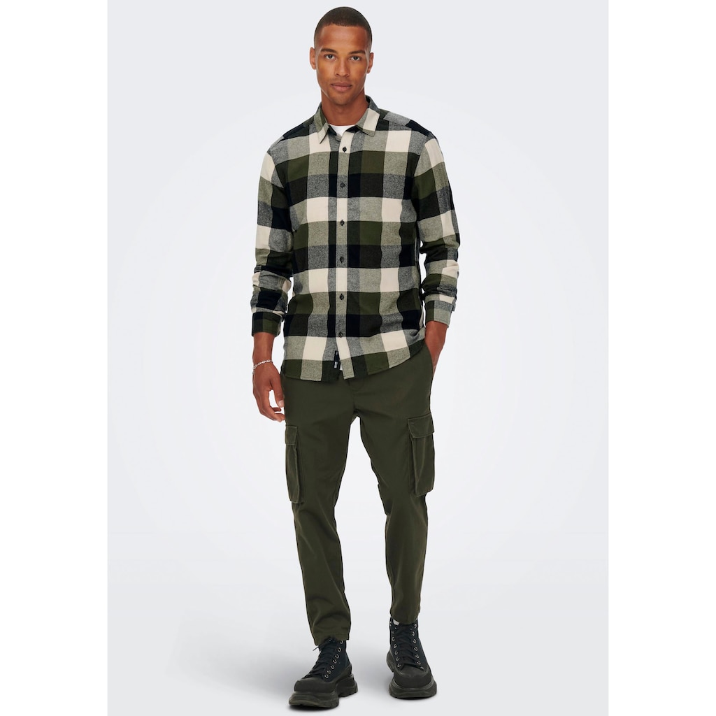 ONLY & SONS Karohemd »GUDMUND LIFE LS 3T CHECK SHIRT«