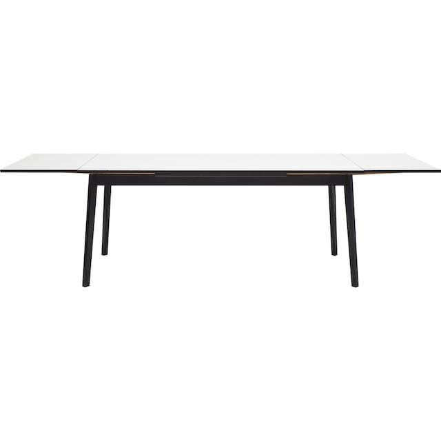 Black Friday Hammel Furniture Esstisch »Basic by Hammel Single«, 180(280)x80  cm, Tischplatte aus Melamin und Gestell in Massivholz | BAUR