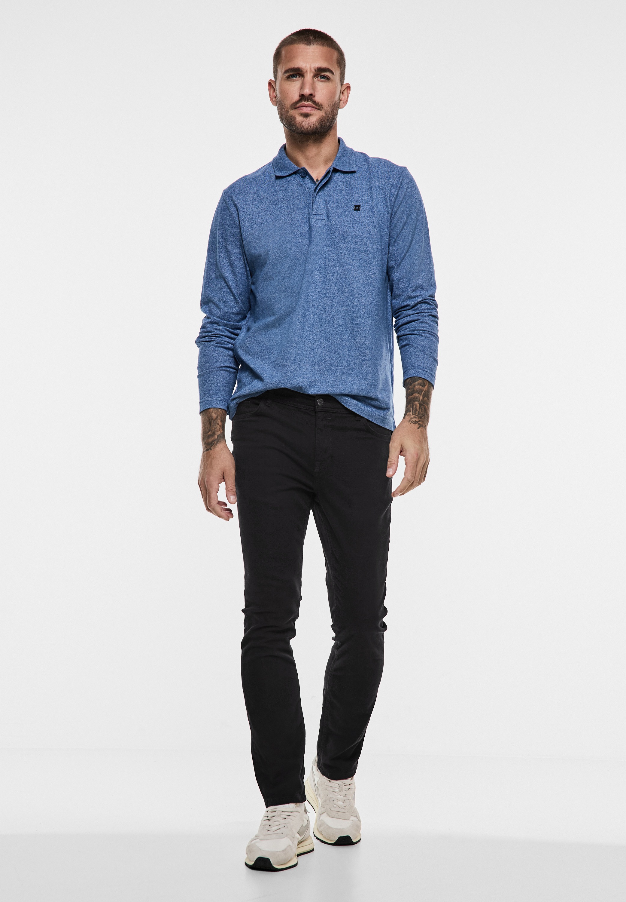 STREET ONE MEN 5-Pocket-Hose, aus Baumwolle mit Stretchanteil