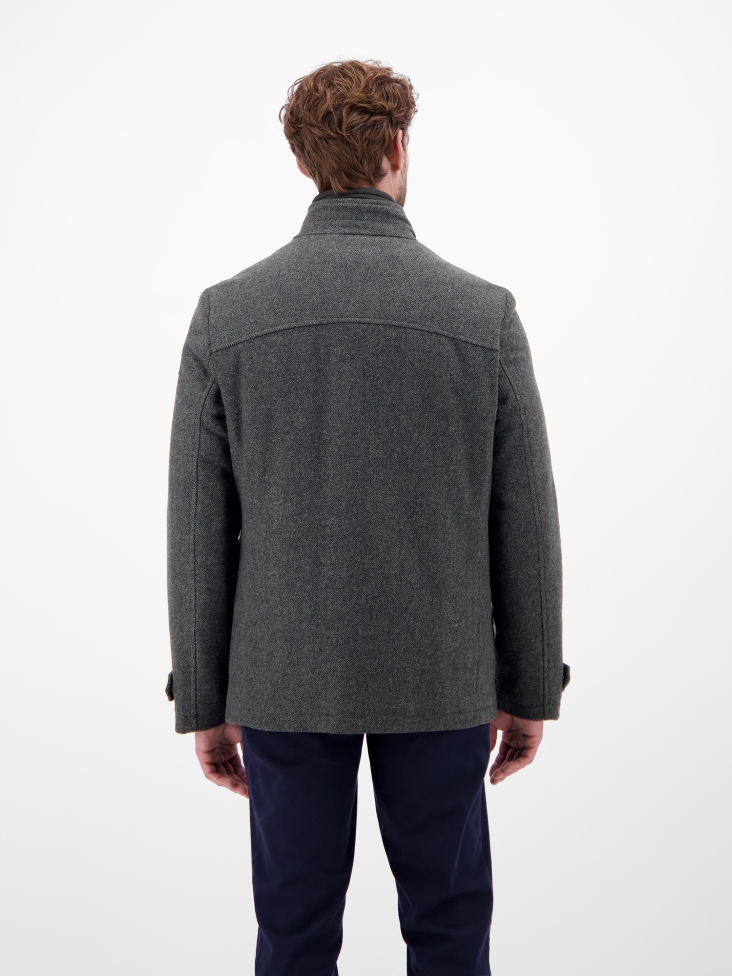 LERROS Outdoorjacke »LERROS Herren Wolljacke«, ohne Kapuze, Keine Angabe