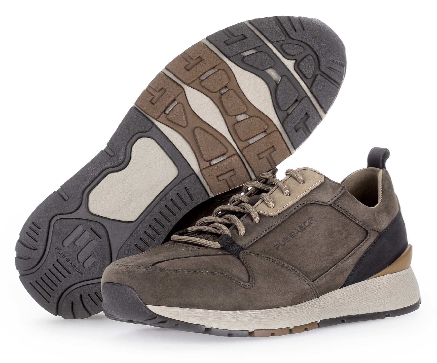 Pius Gabor Sneaker, Freizeitschuh, Halbschuh, Schnürschuh mit Anziehlasche, G-Weite
