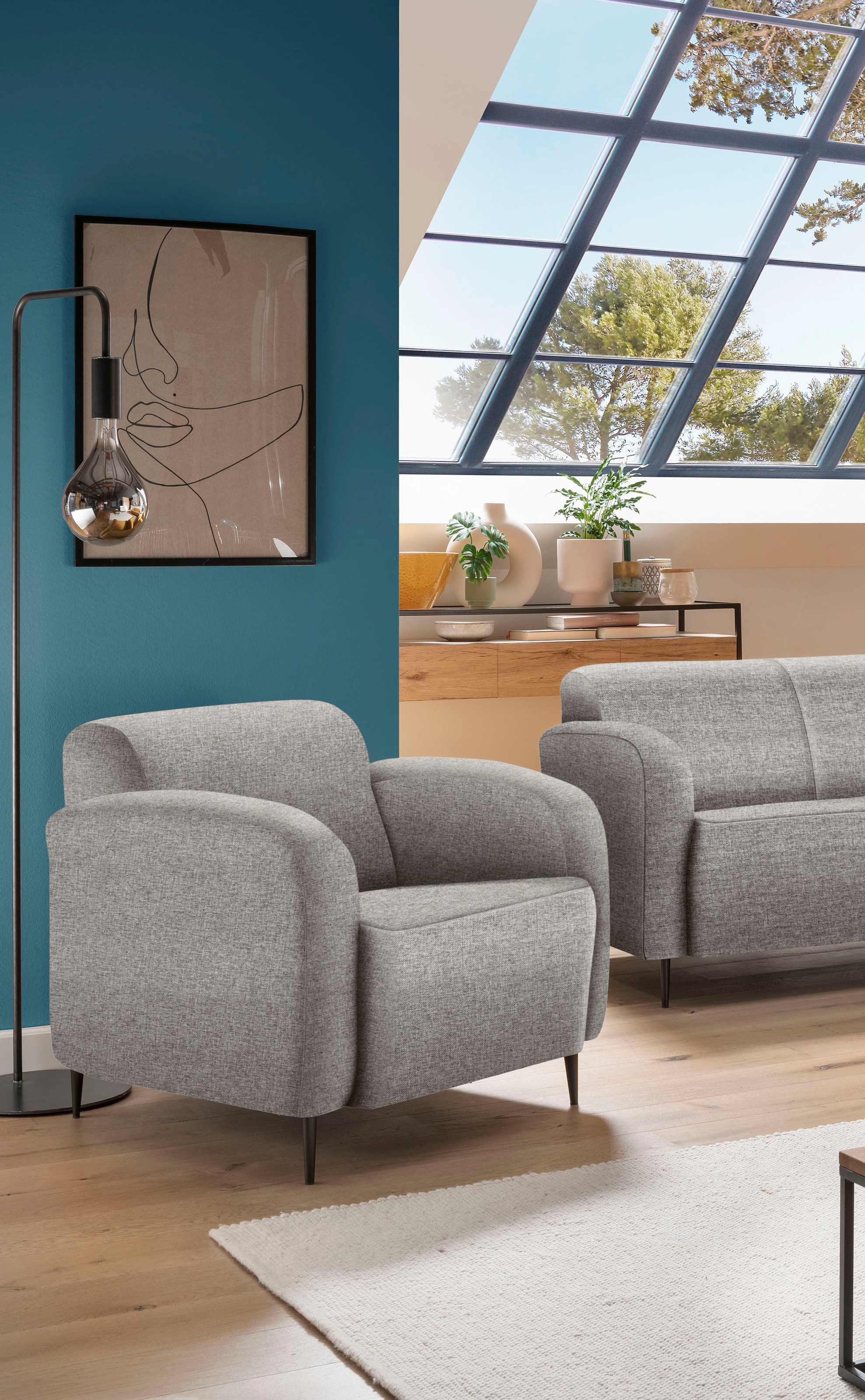 Home affaire Cocktailsessel "Marone" auch als 2-Sitzer und 3-Sitzer erhältl günstig online kaufen