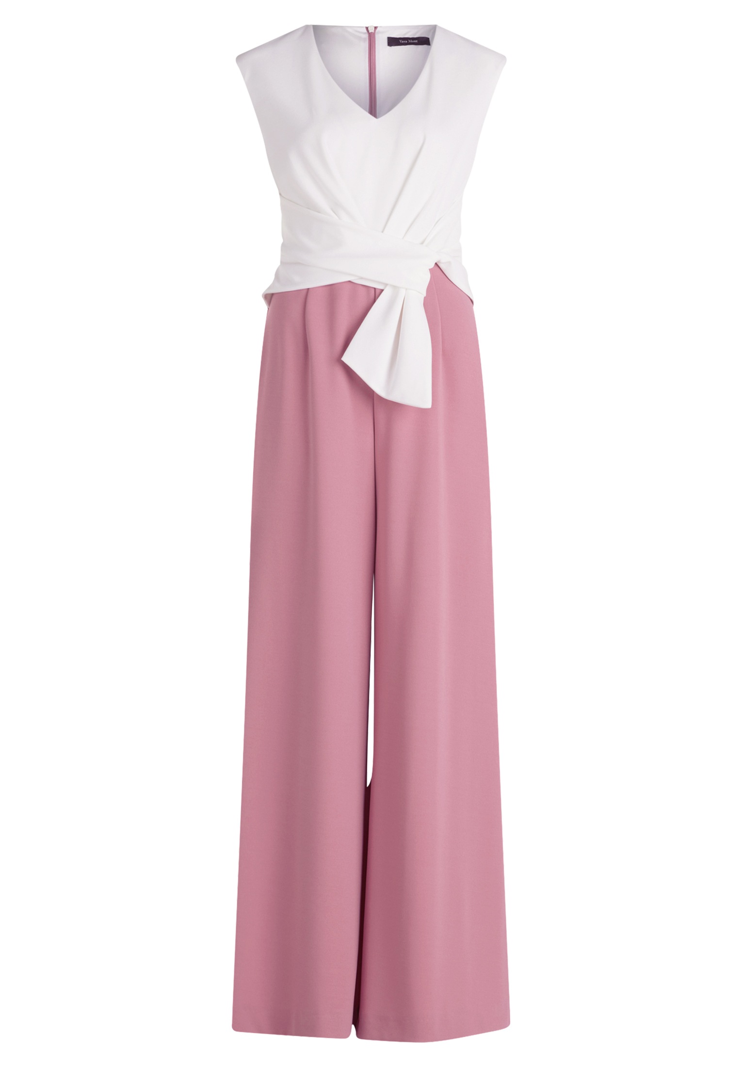 Vera Mont Overall "Damen Jumpsuit mit weitem Bein" 1 Stk. tlg. Bunddetail günstig online kaufen